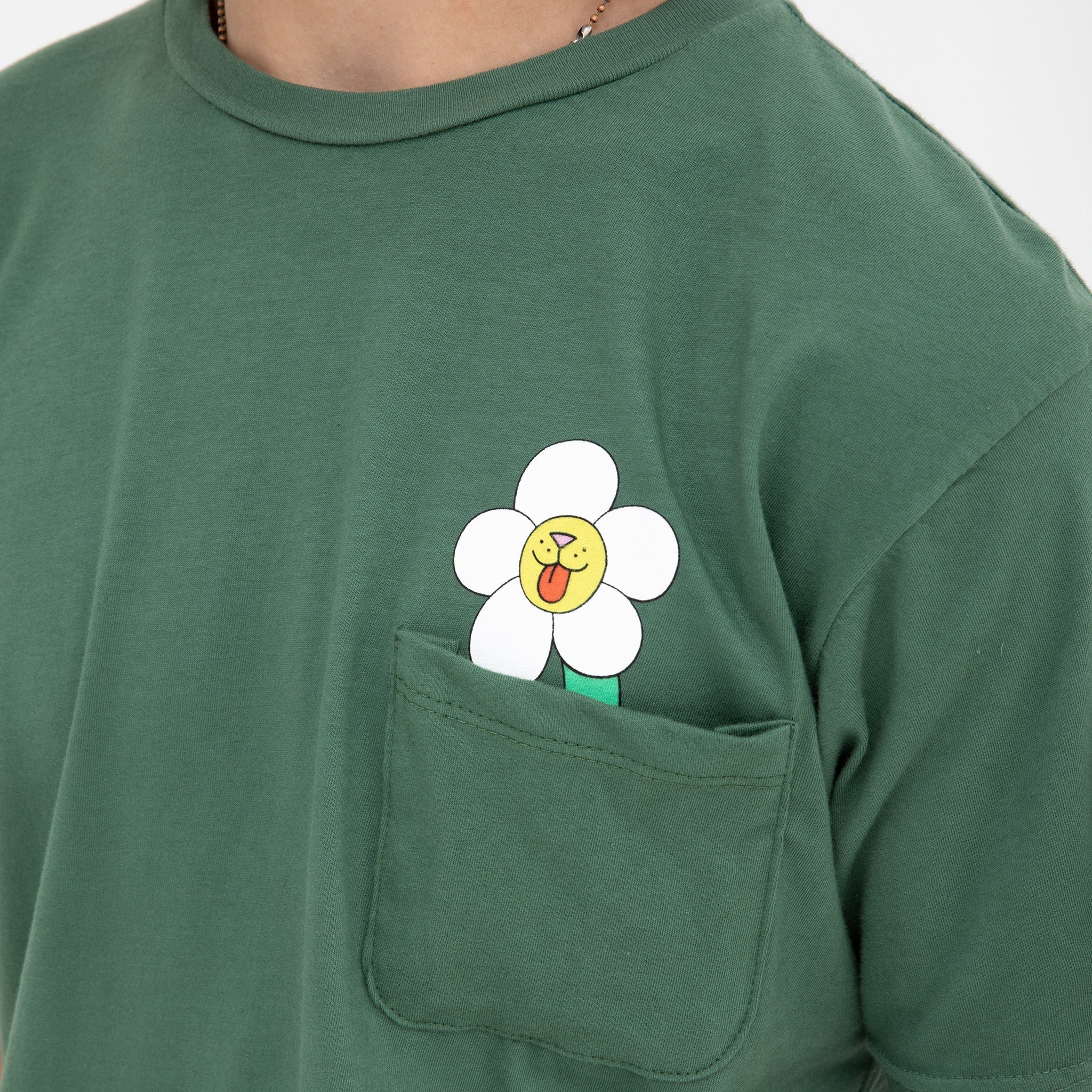Nerms Of A Feather Pocket Tee (Olive)