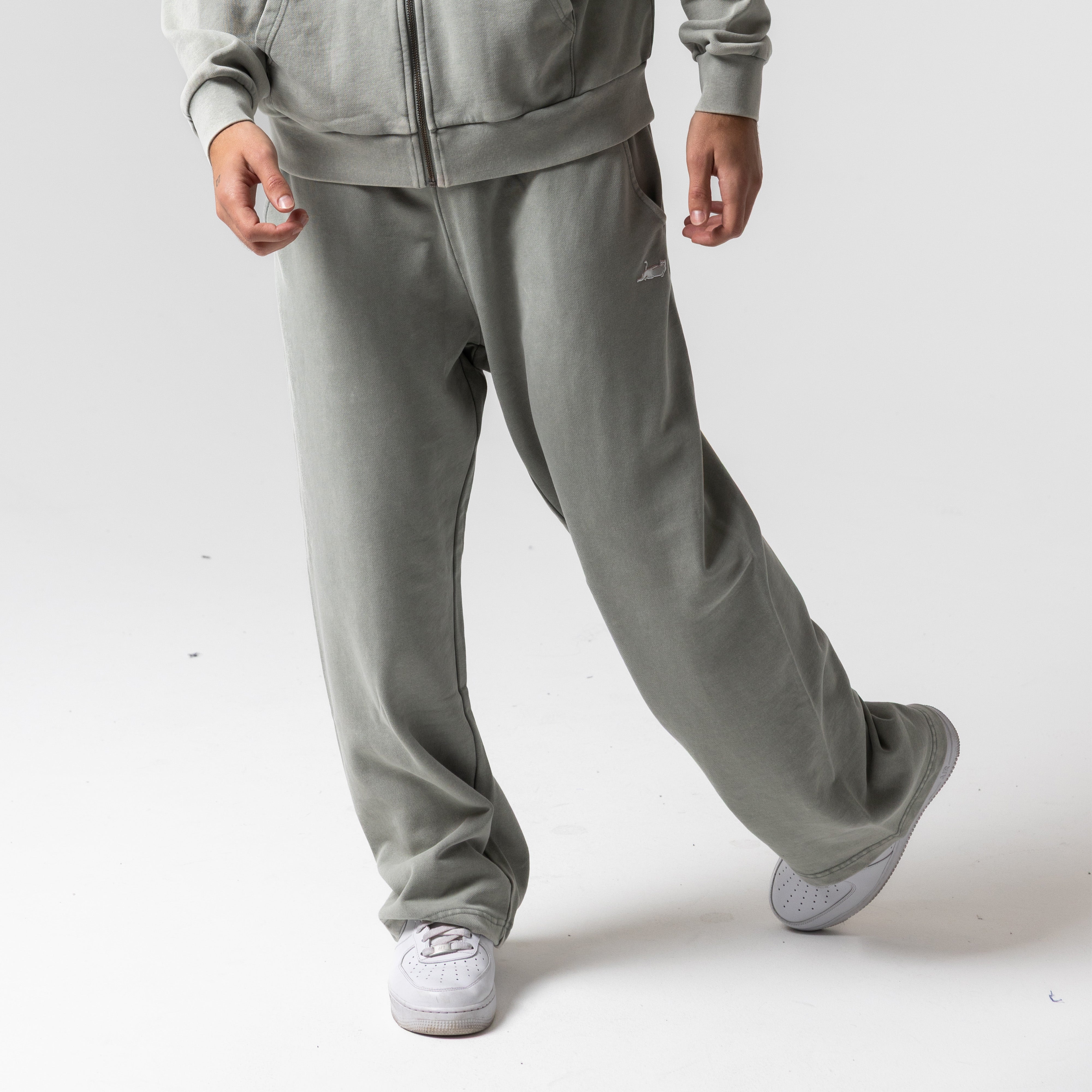 RIPNDIP Castanza Straight Leg Sweatpants (Sage Vintage Wash)
