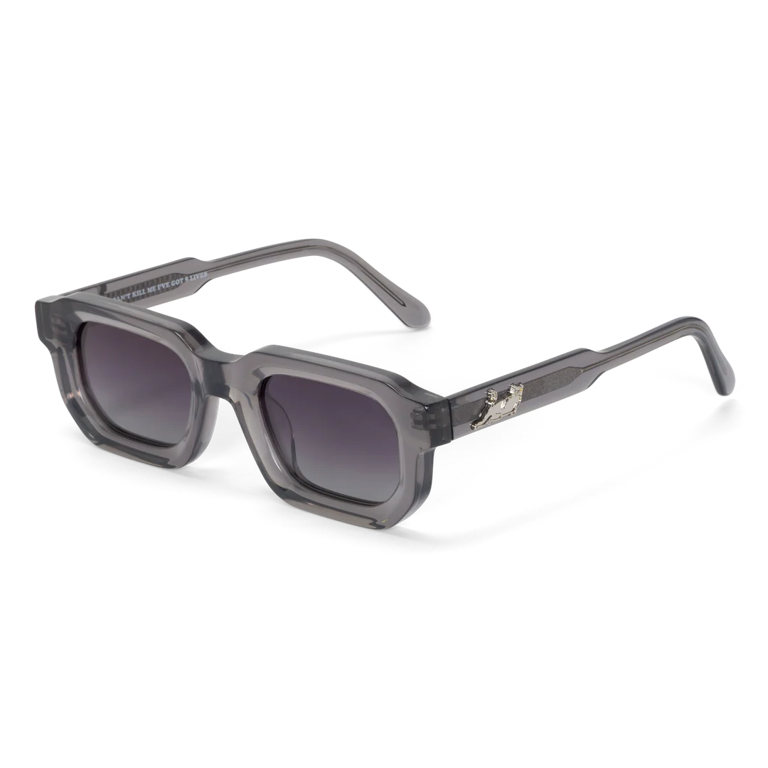 Castanza Sunglasses (Grey / Purple)