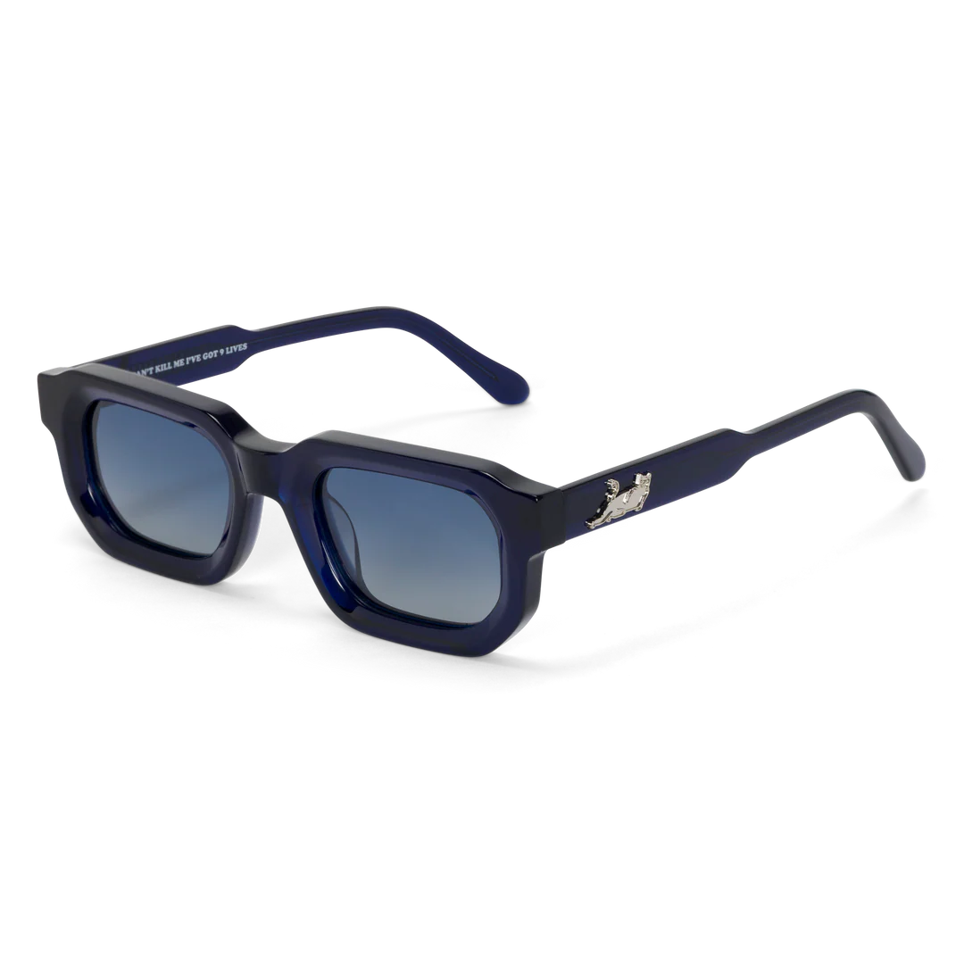 Castanza Sunglasses (Navy / Light Blue)
