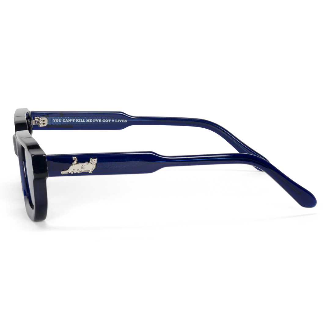 Castanza Sunglasses (Navy / Light Blue)