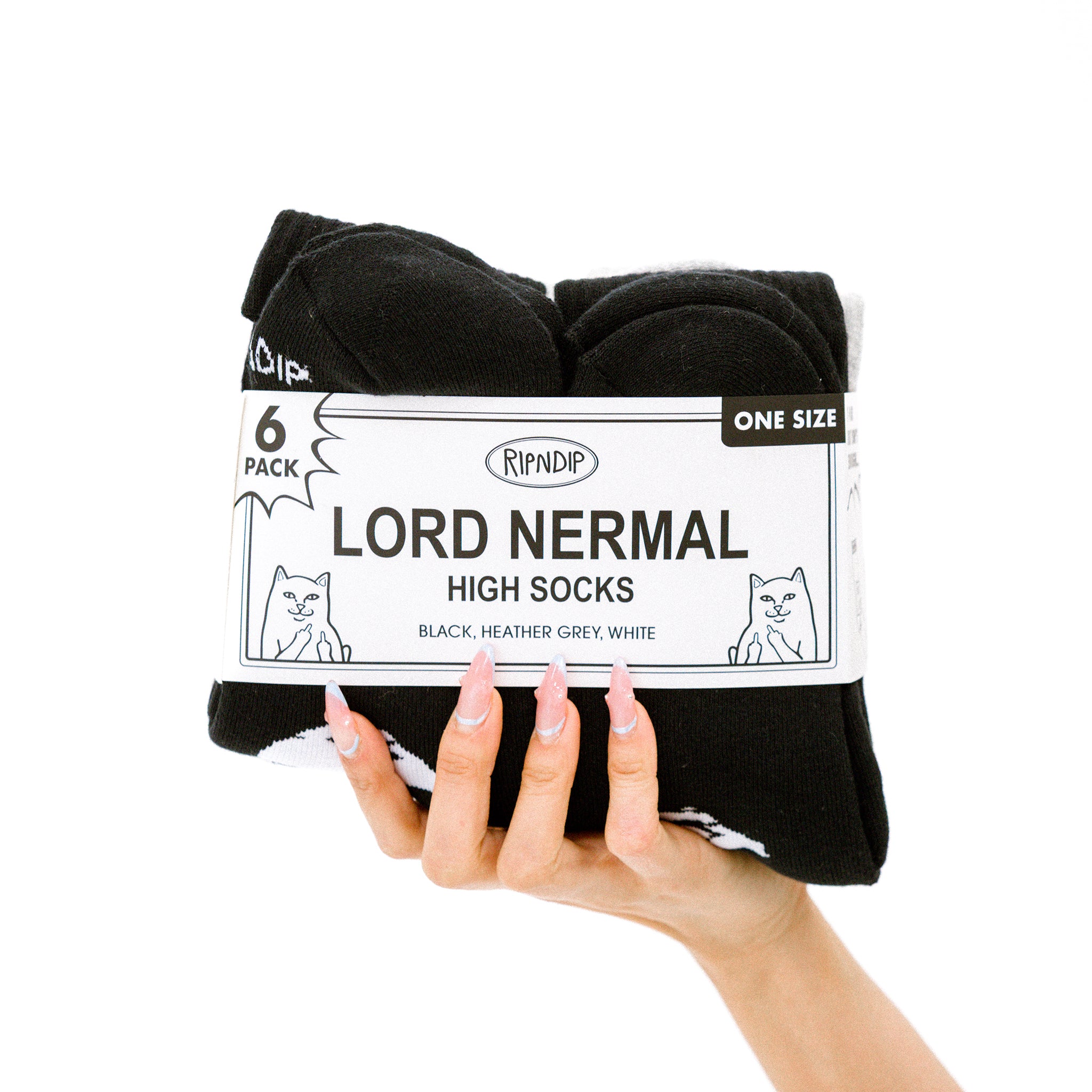Lord Nermal Socks 6 Pack (Multi)