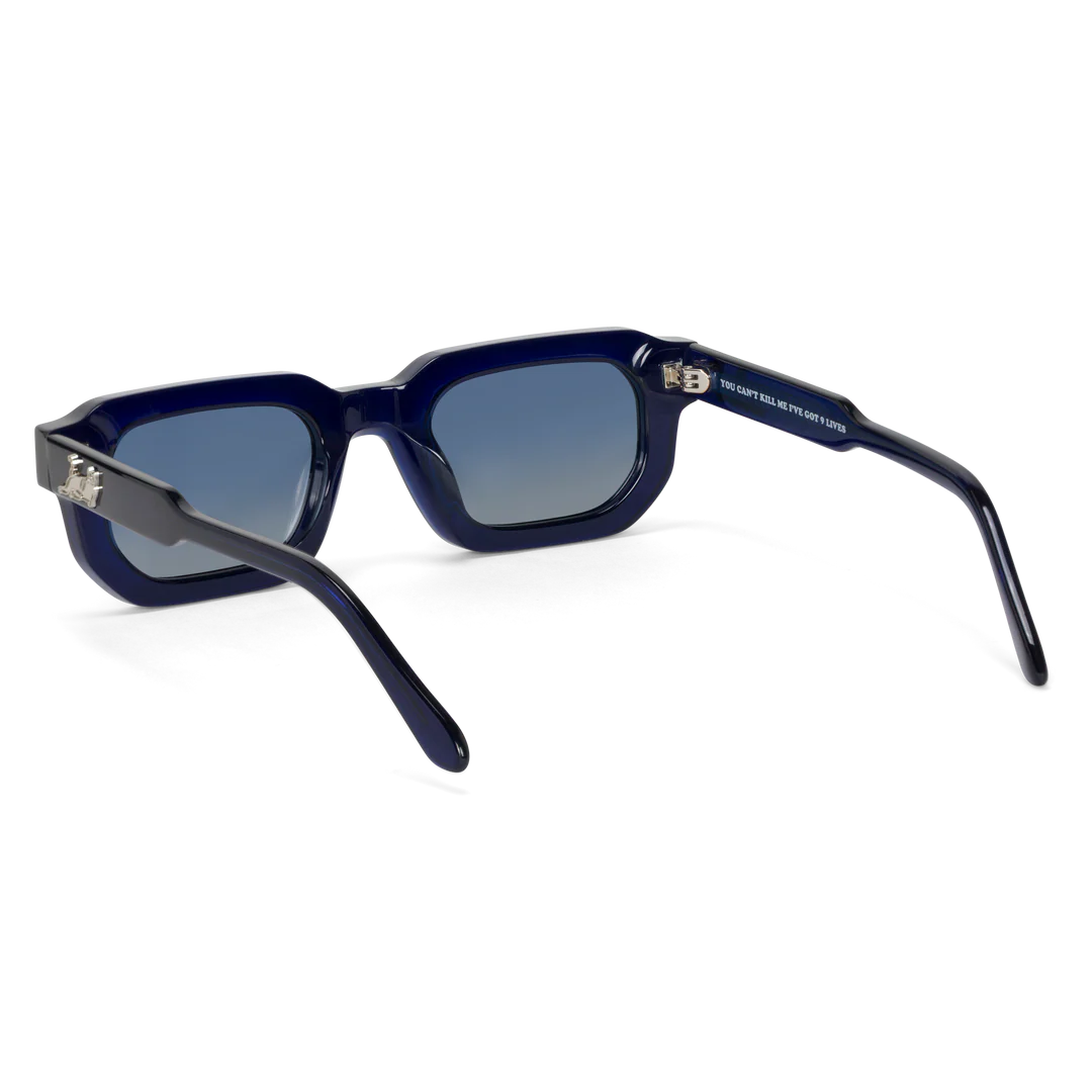 Castanza Sunglasses (Navy / Light Blue)