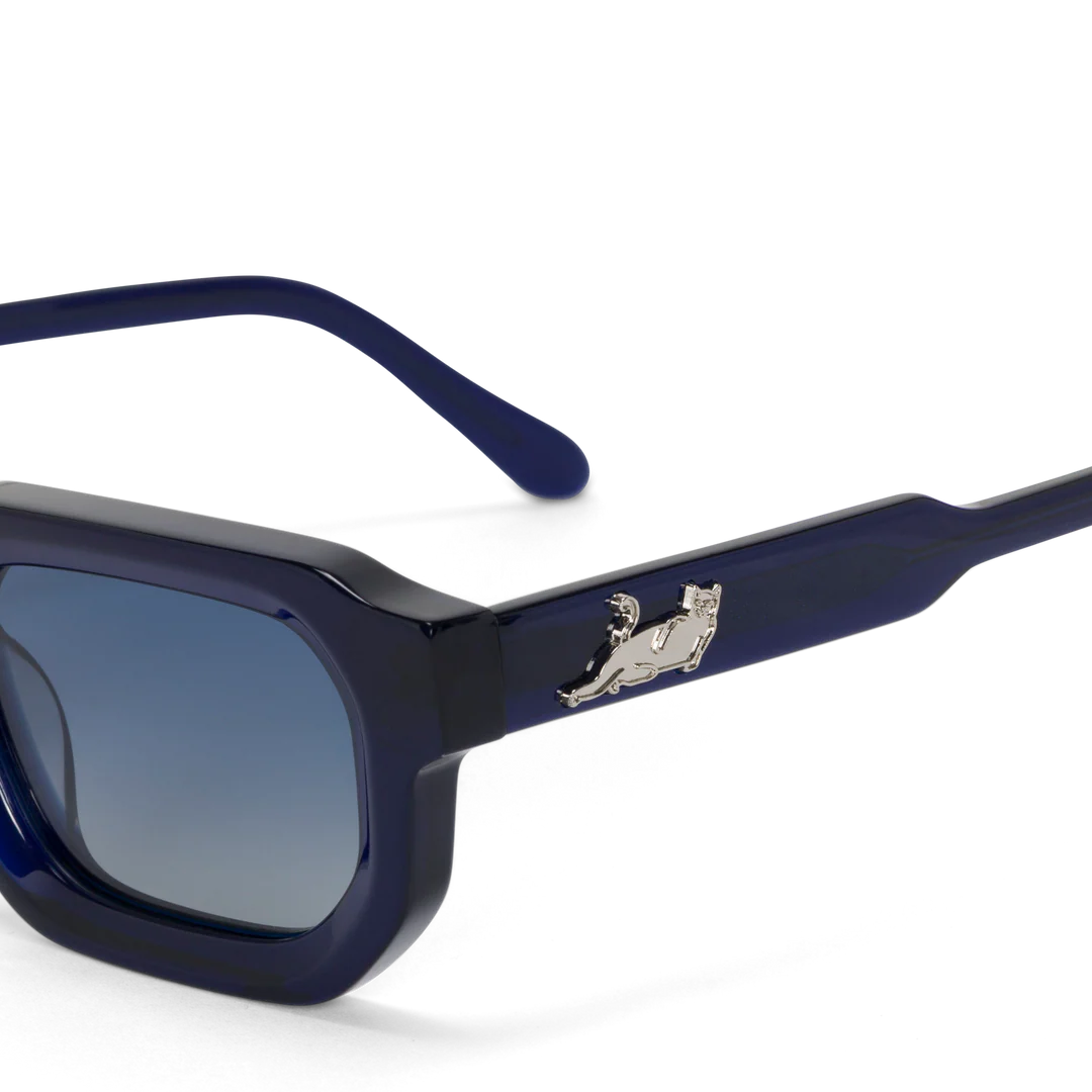 Castanza Sunglasses (Navy / Light Blue)