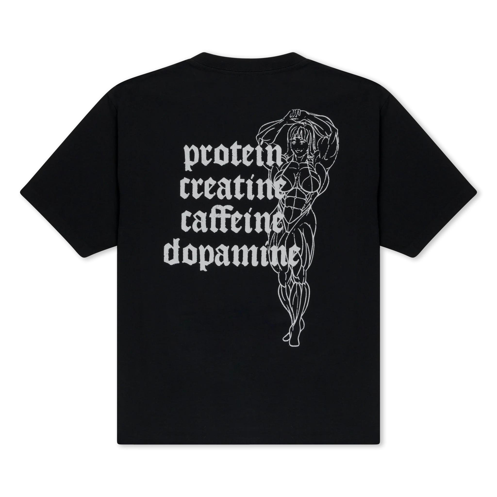 Protein Cropped Tee (Black)