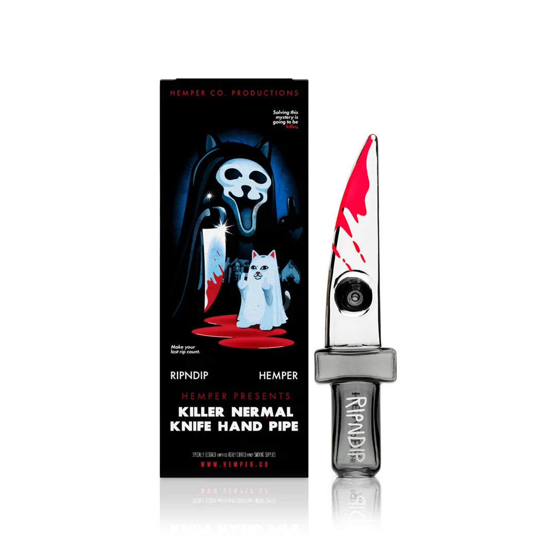 Hemper Killer Nermal Knife Hand Pipe (Clear)