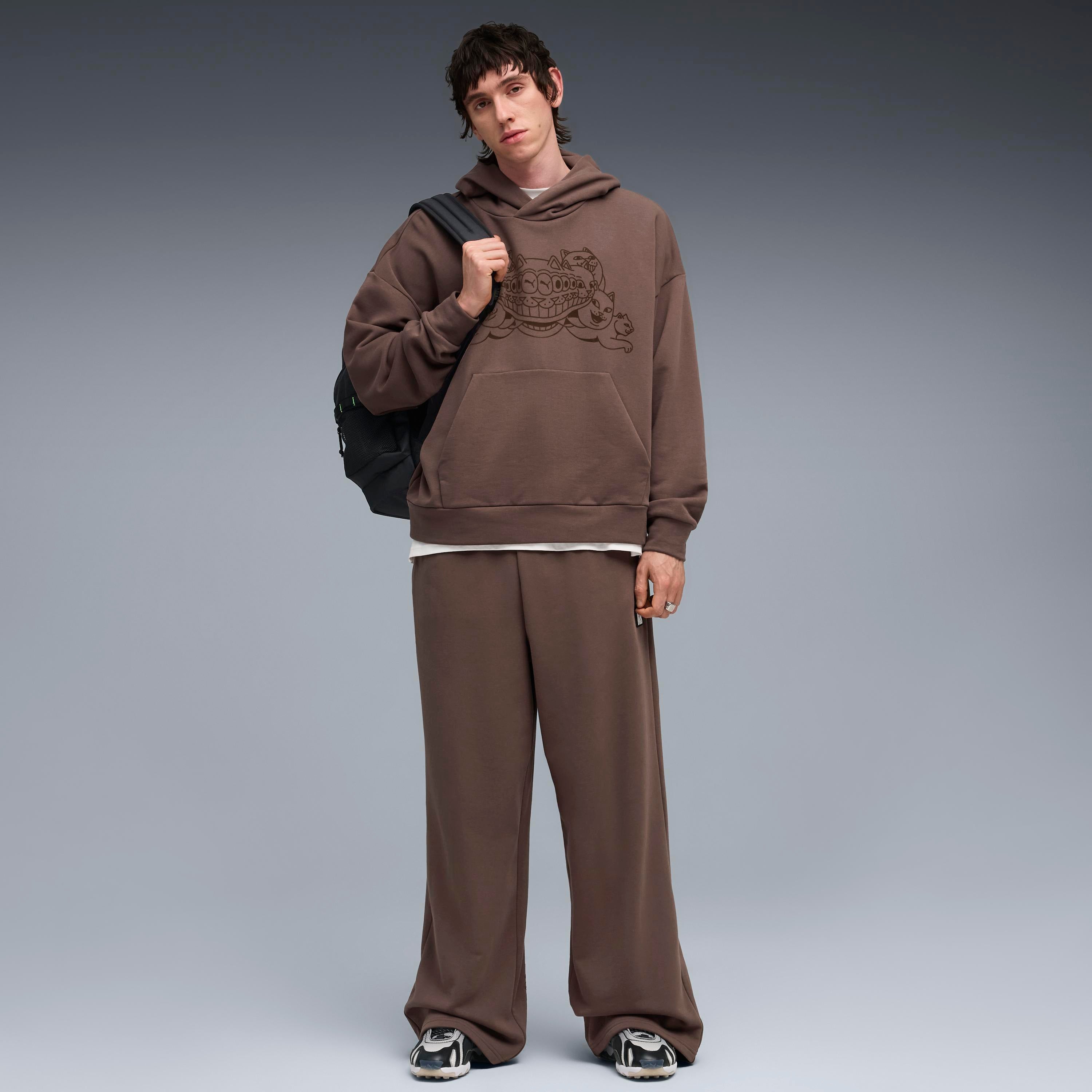 RIPNDIP PUMA X RIPNDIP Boxy Graphic Hoodie (Flat Bronze)