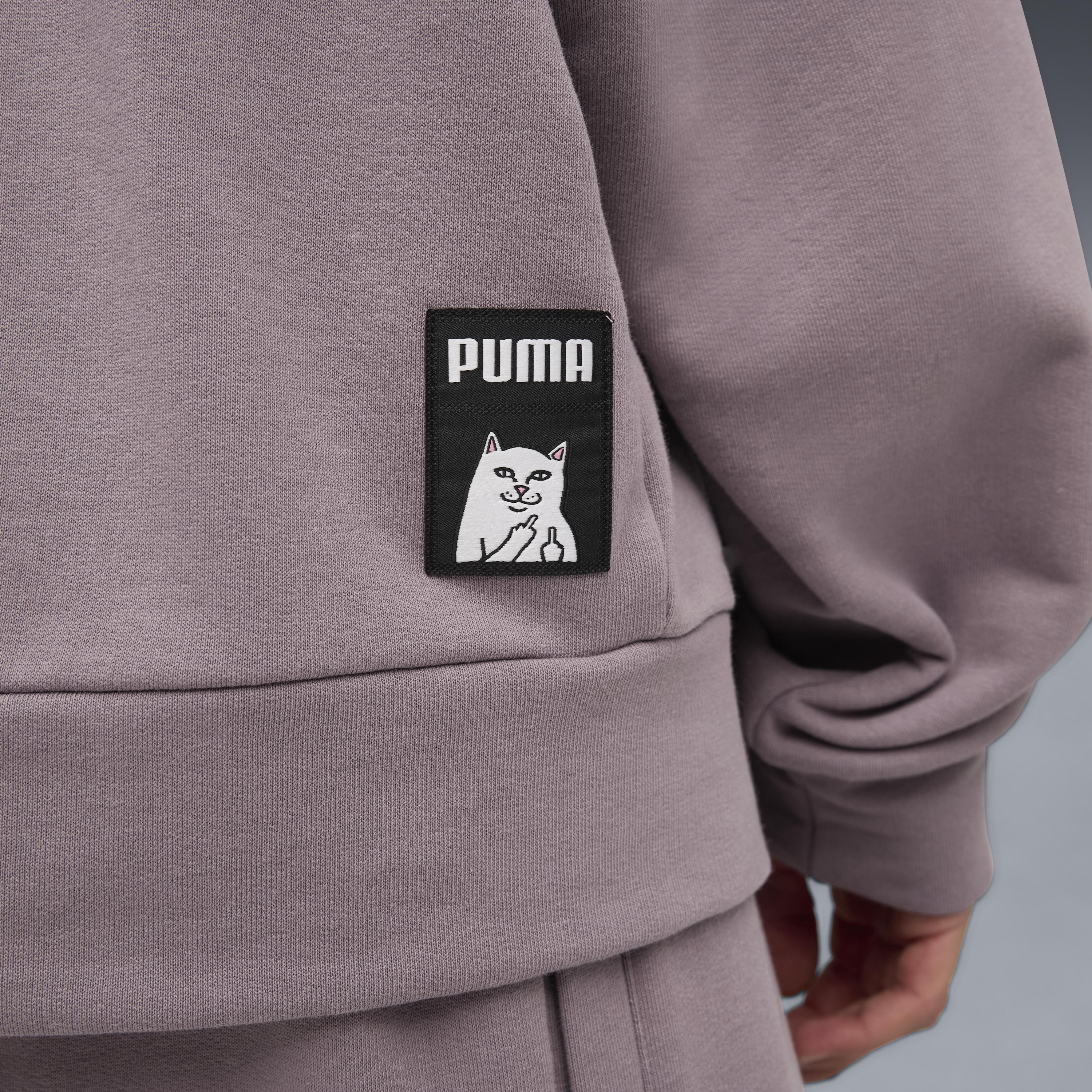 RIPNDIP PUMA X RIPNDIP Boxy Graphic Hoodie (Plum Jam)