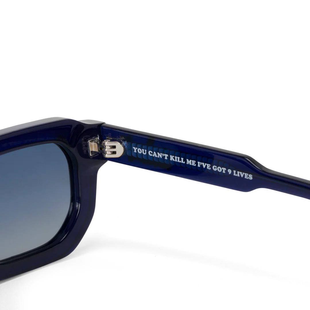 Castanza Sunglasses (Navy / Light Blue)