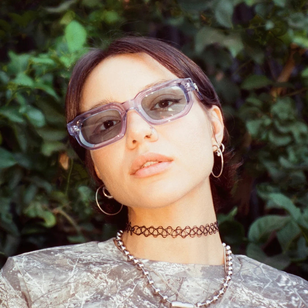 Castanza Sunglasses (Grey / Purple)