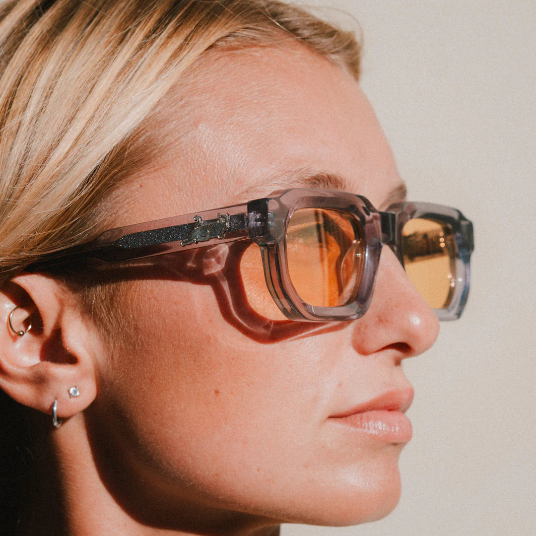 Castanza Sunglasses (Grey / Dusty Yellow)