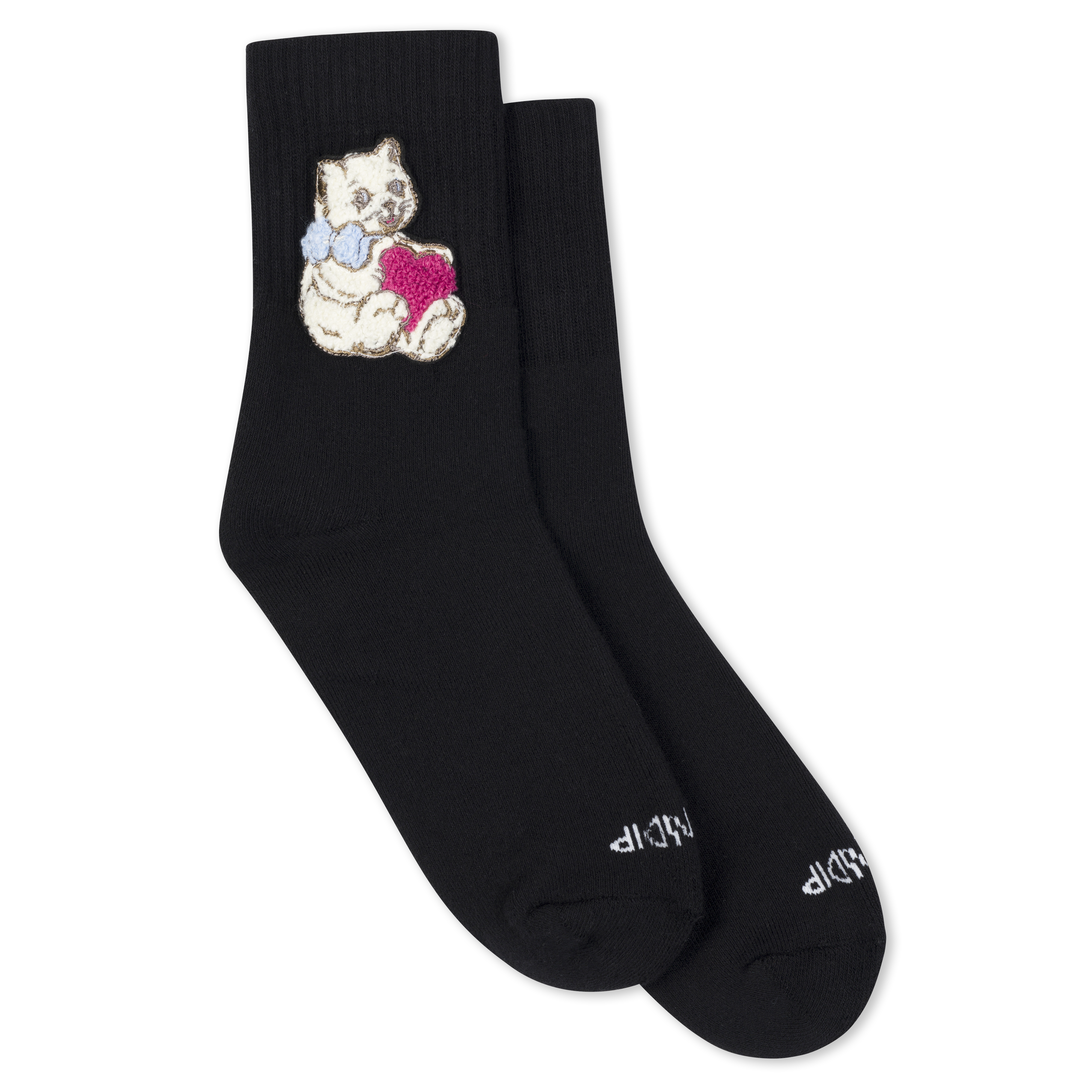 I Love Cats Mid Socks (Black)