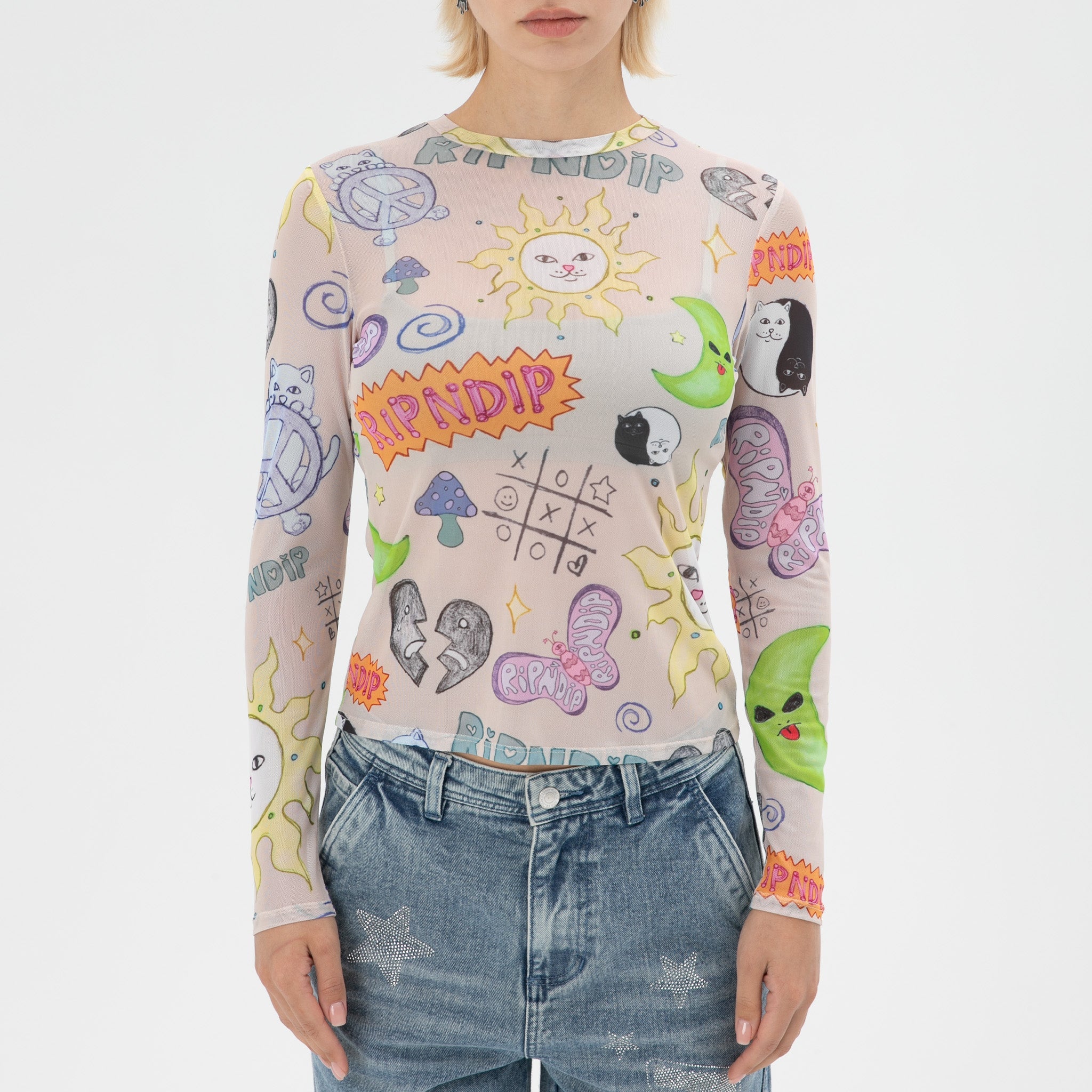 Circo Loco Mesh Long Sleeve (Multi)