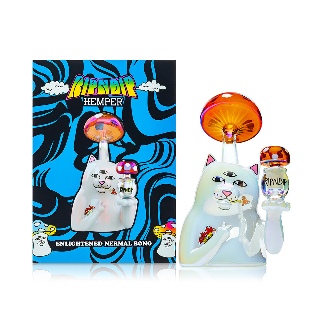 RIPNDIP Hemper Enlightened Nermal Waterpipe (White)