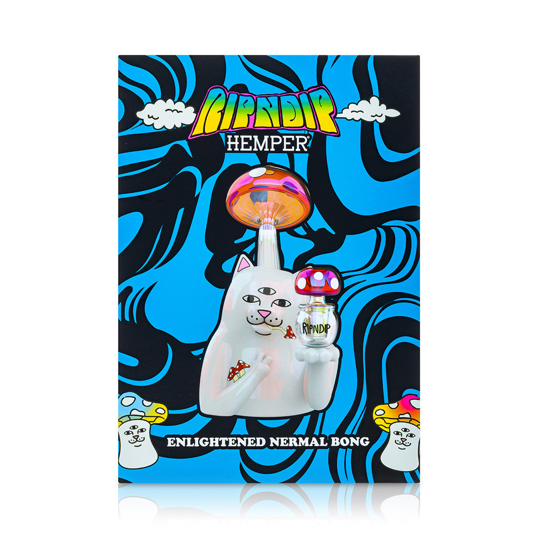 RIPNDIP Hemper Enlightened Nermal Waterpipe (White)