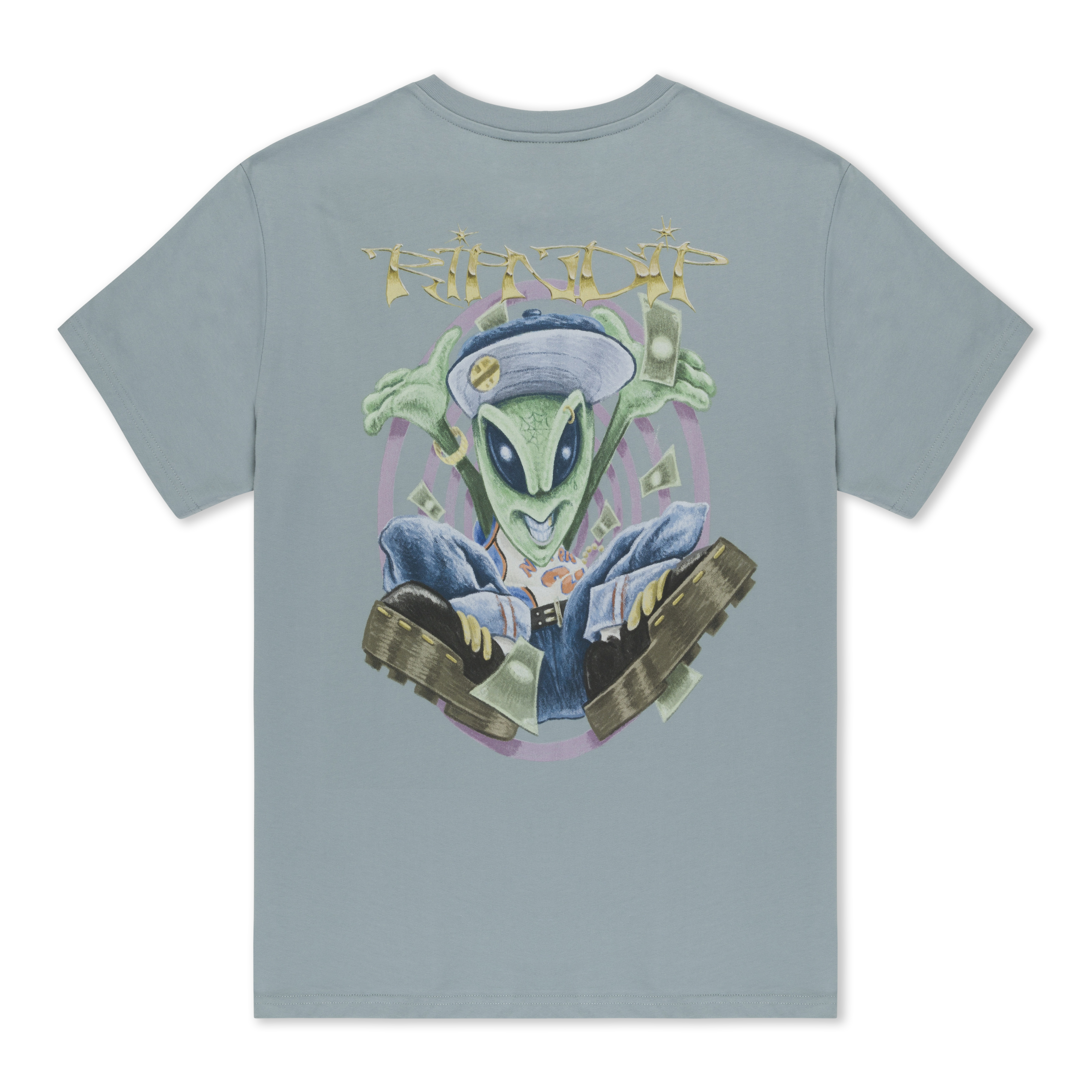 Yung Money Tee (Silver Blue)