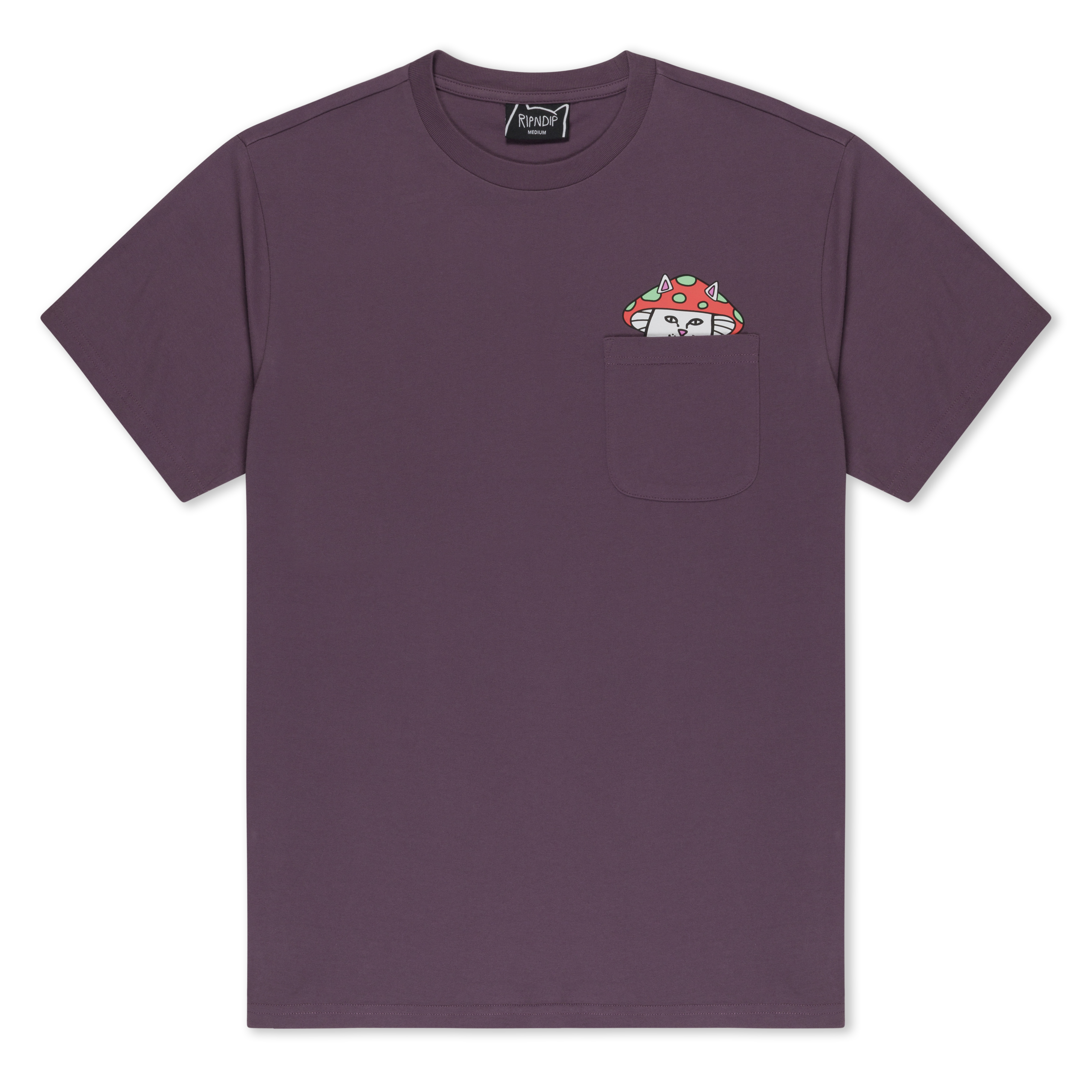 Lord Shroomy Pocket Tee (Dusty Plum)