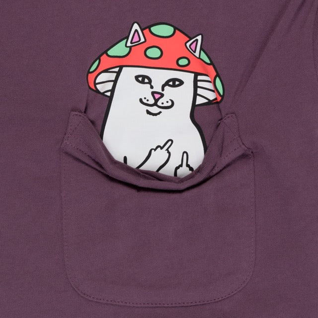 Lord Shroomy Pocket Tee (Dusty Plum)