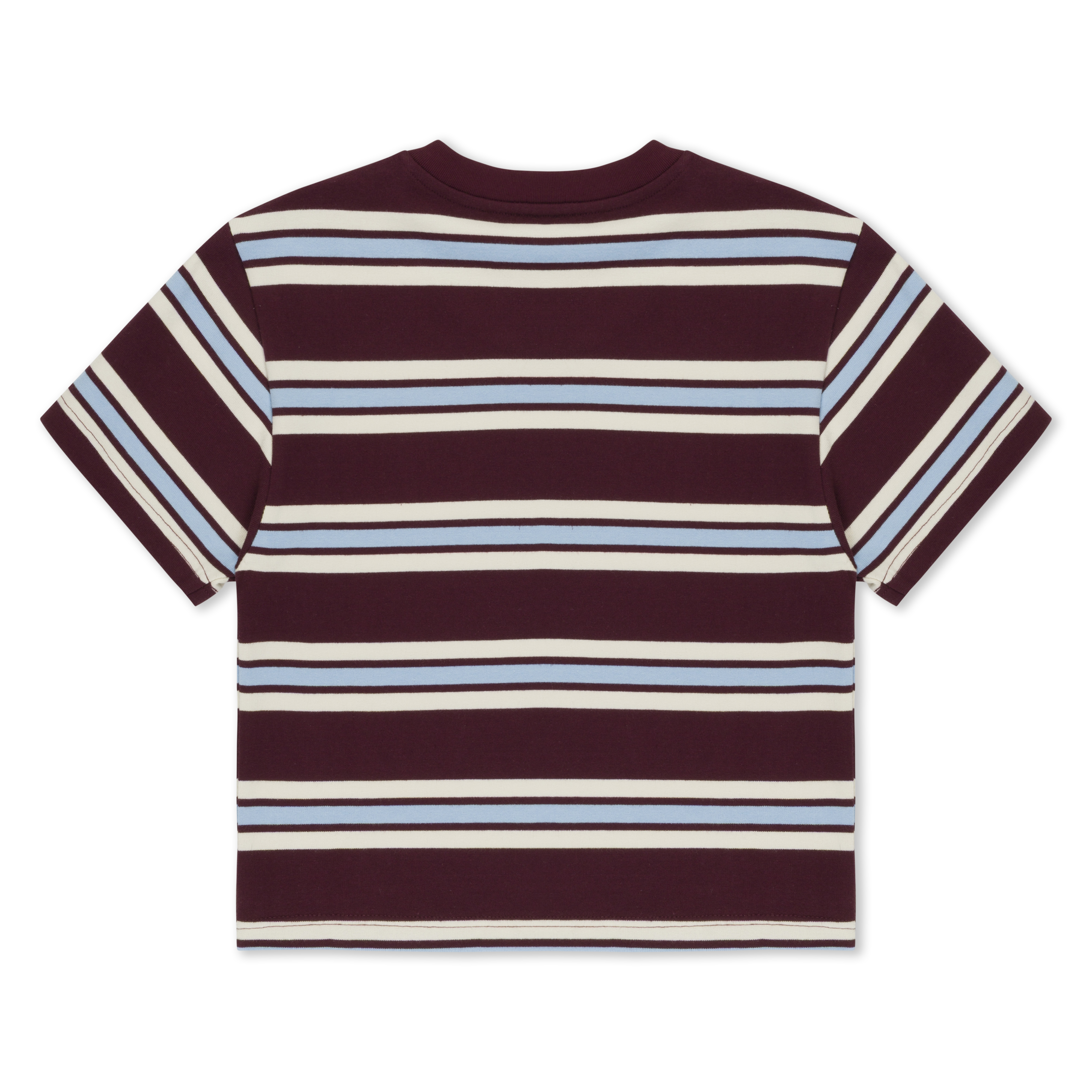 Lord Nermal Cropped Baby Pocket Tee (Brown Stripes)