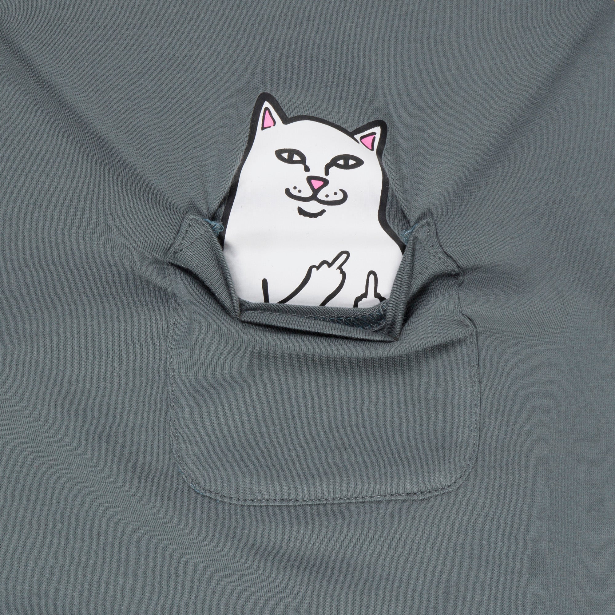 Lord Nermal Cropped Baby Pocket Tee (Charcoal)