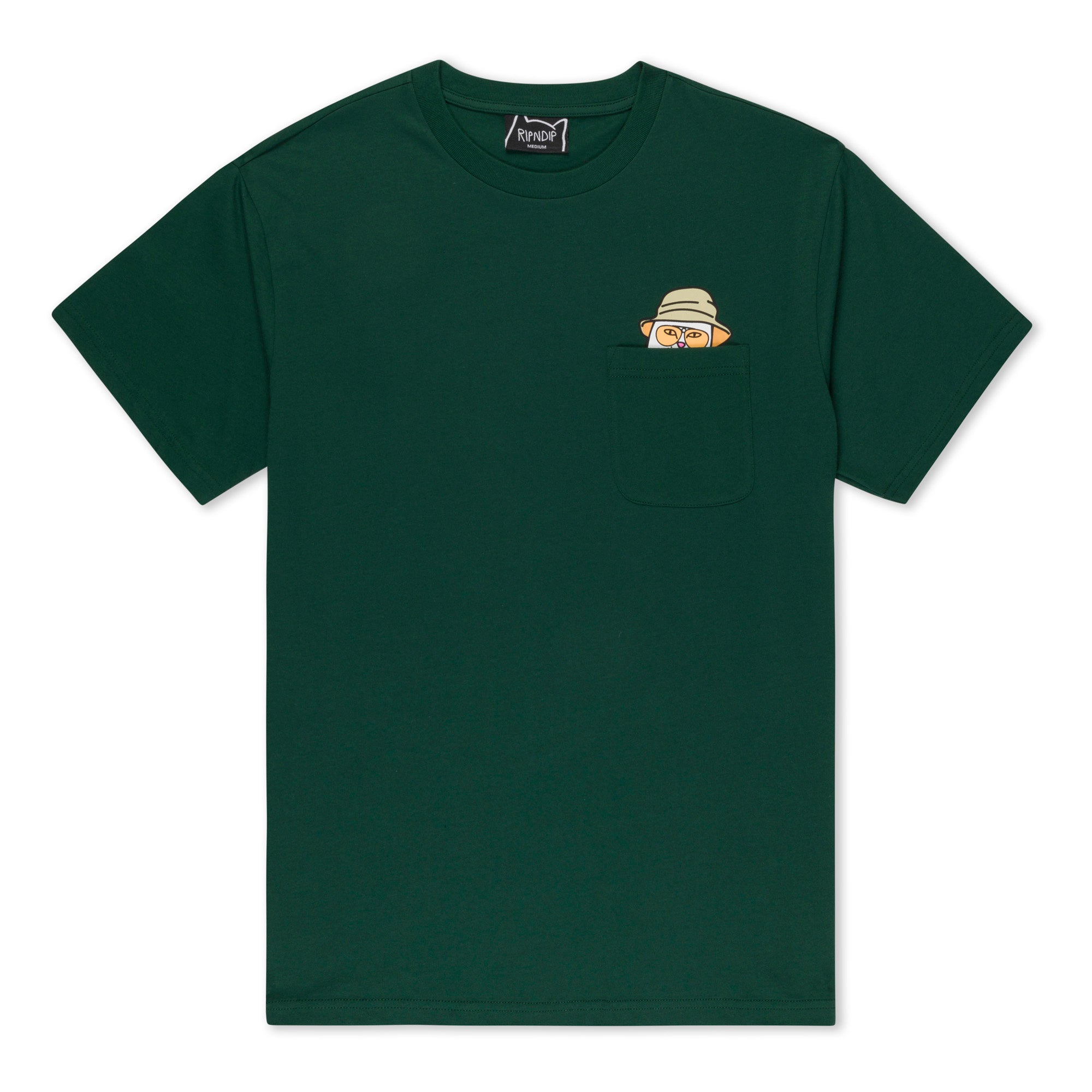 RIPNDIP Nermal S Thompson Pocket Tee (Hunter Green)