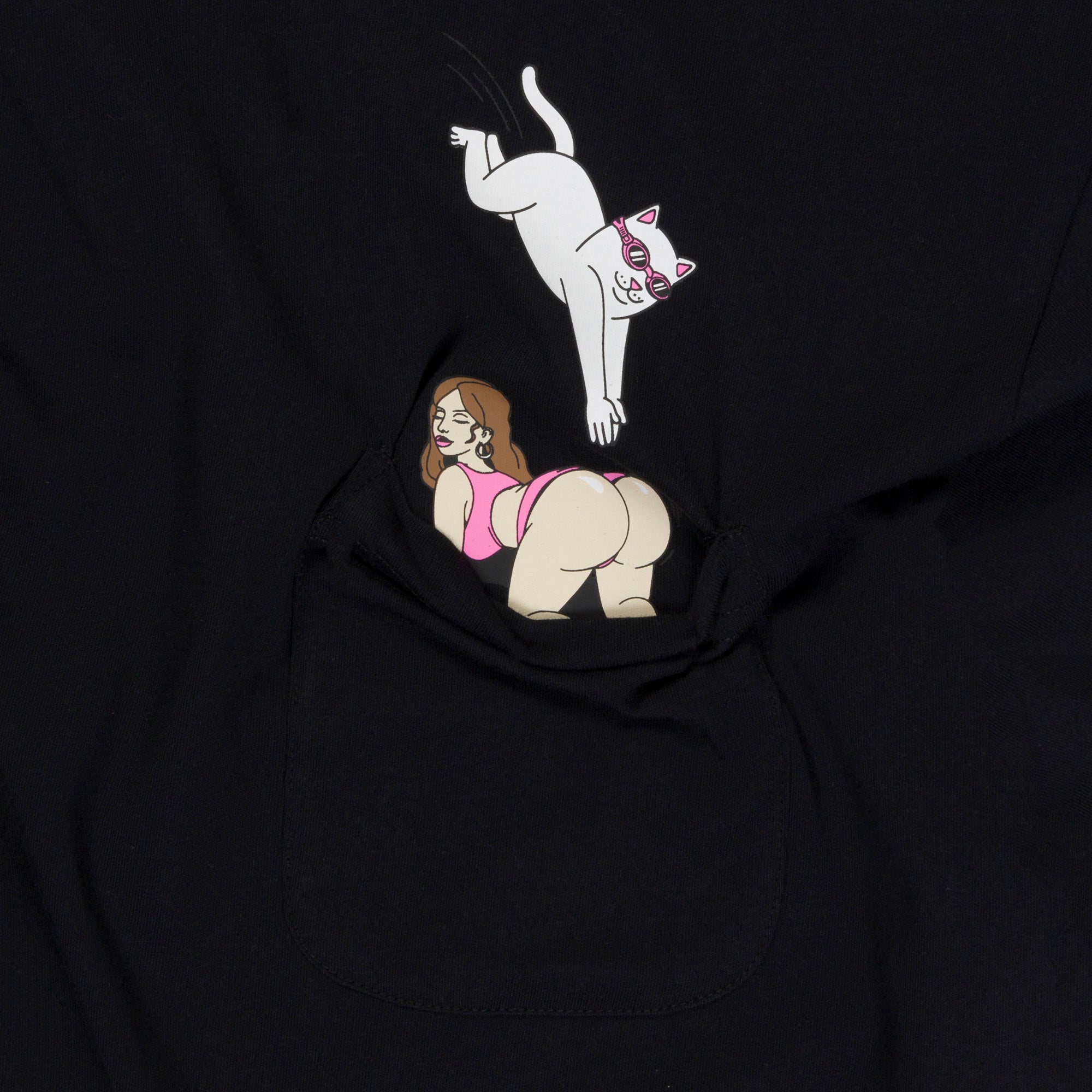 RIPNDIP Jumpin In Pocket Tee (Black)