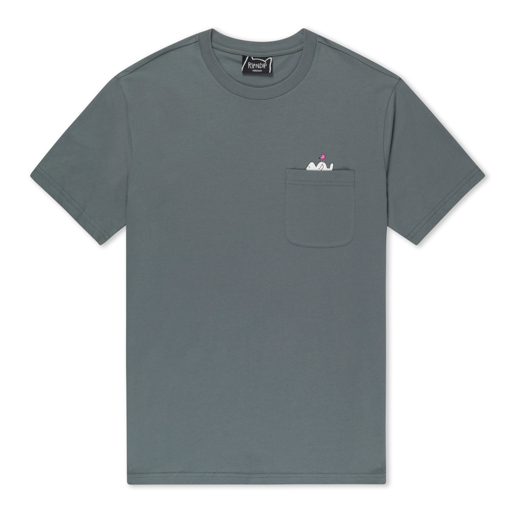 RIPNDIP Christmas Nerm Pocket Tee (Charcoal)