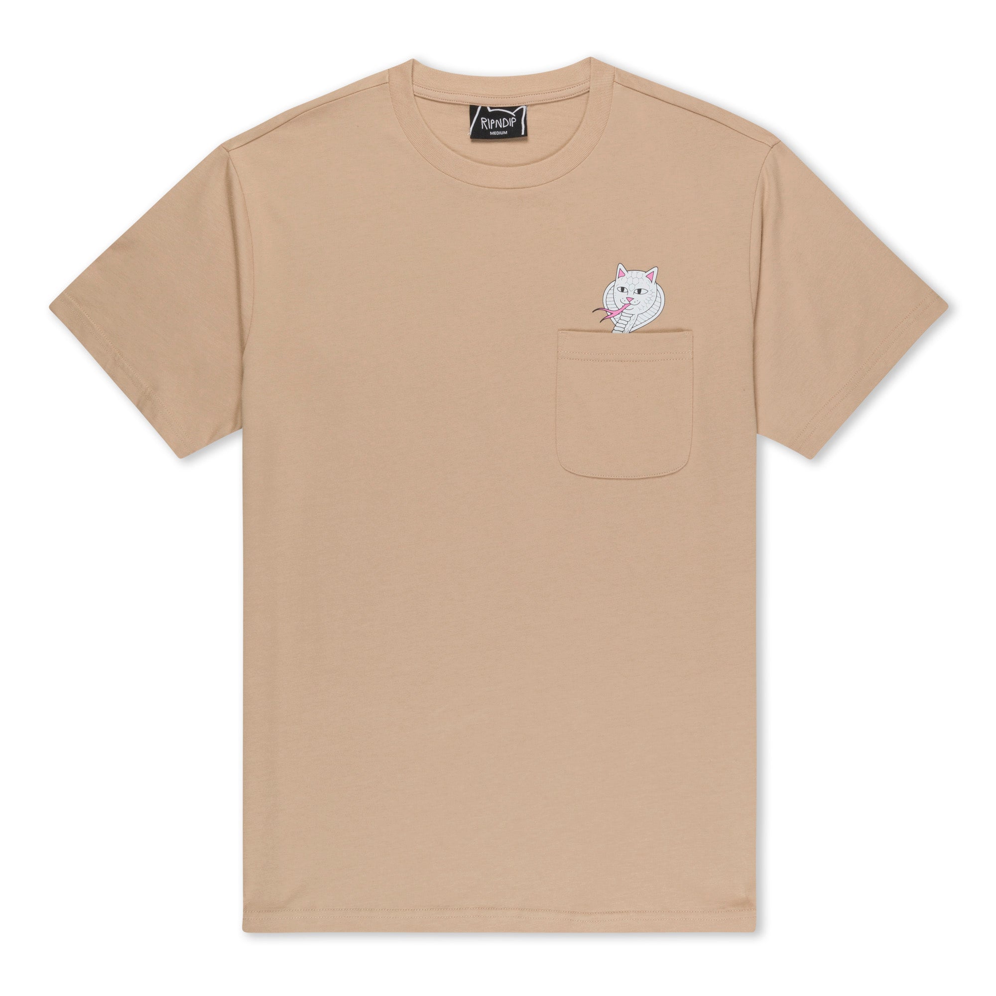 RIPNDIP Cobra Nerm Pocket Tee (Almond)