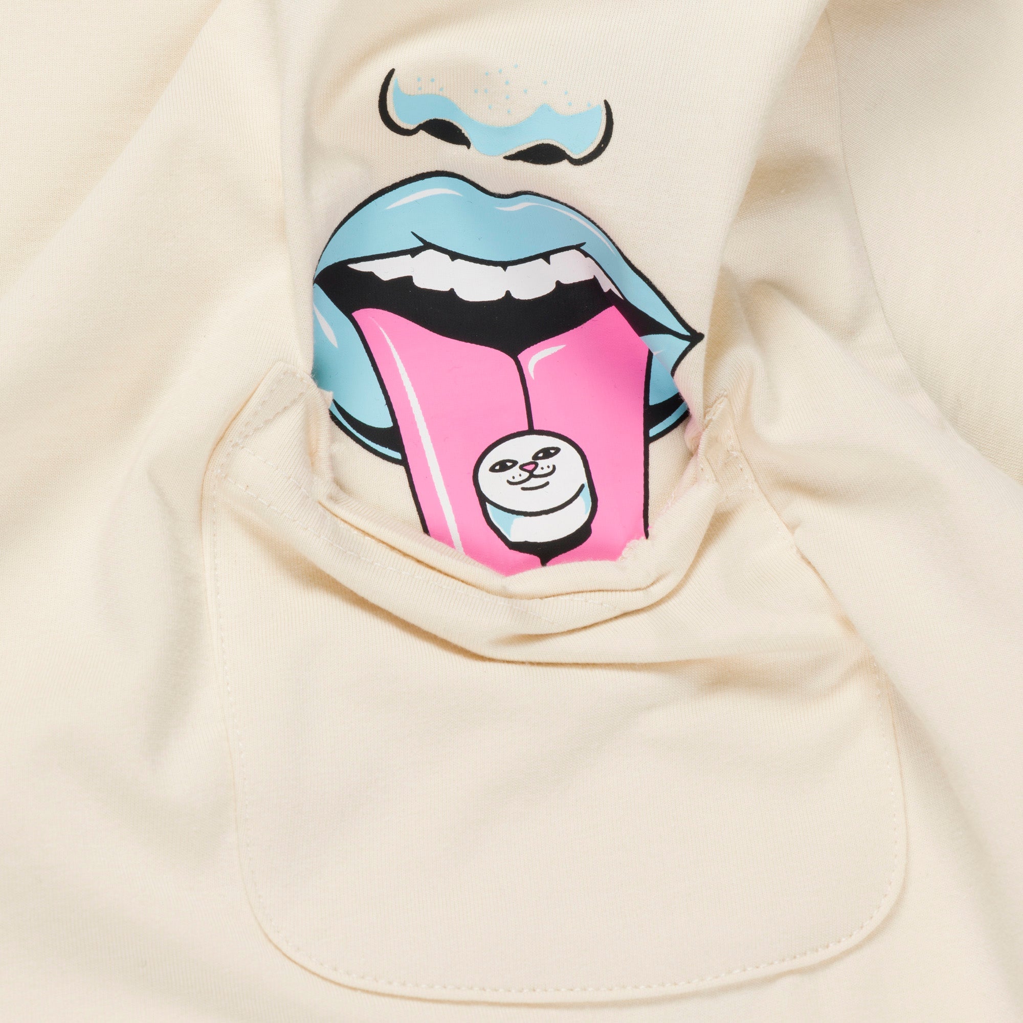 RIPNDIP Take Your Meds Pocket Tee (Natural)