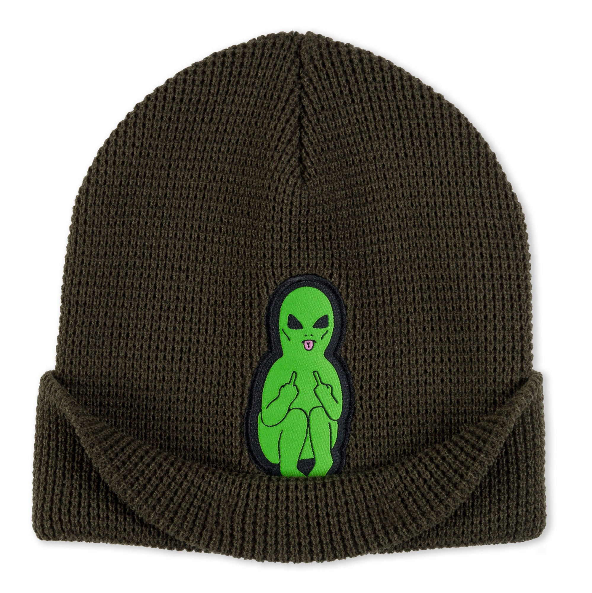 RIPNDIP Lord Alien Beanie (Dark Olive)