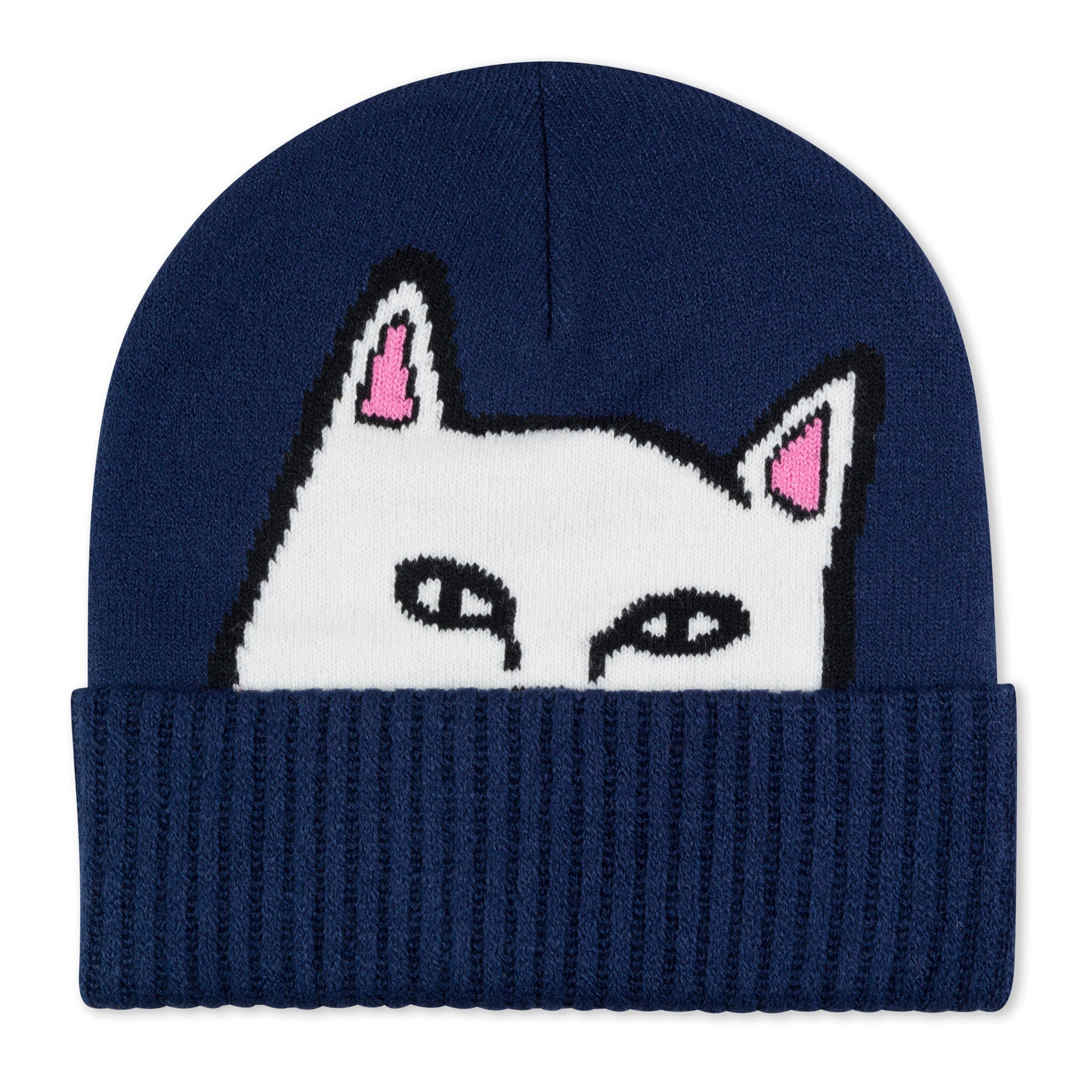 RIPNDIP Peeking Nermal Beanie (Dark Slate)