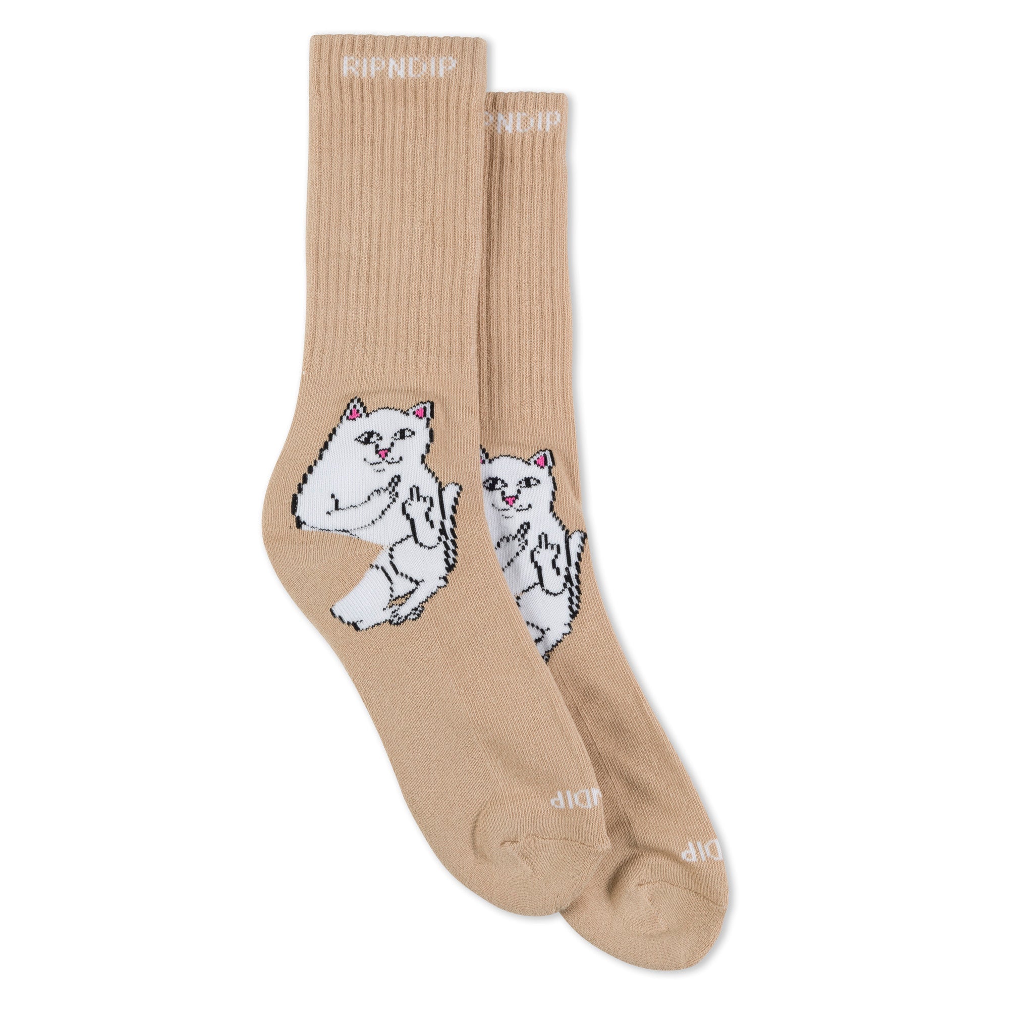 RIPNDIP Lord Nermal Socks (Almond)