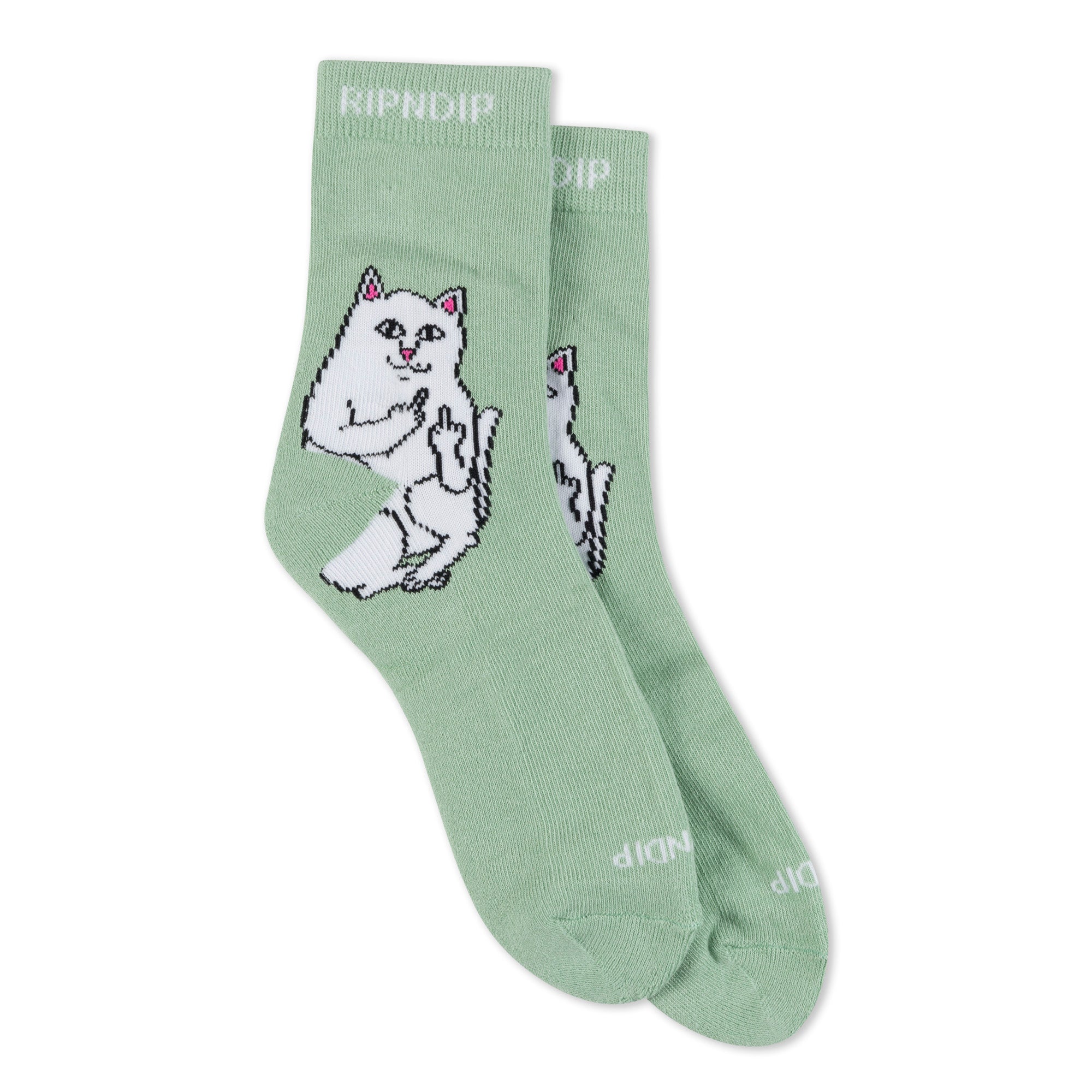 RIPNDIP Lord Nermal Mid Socks (Sage)