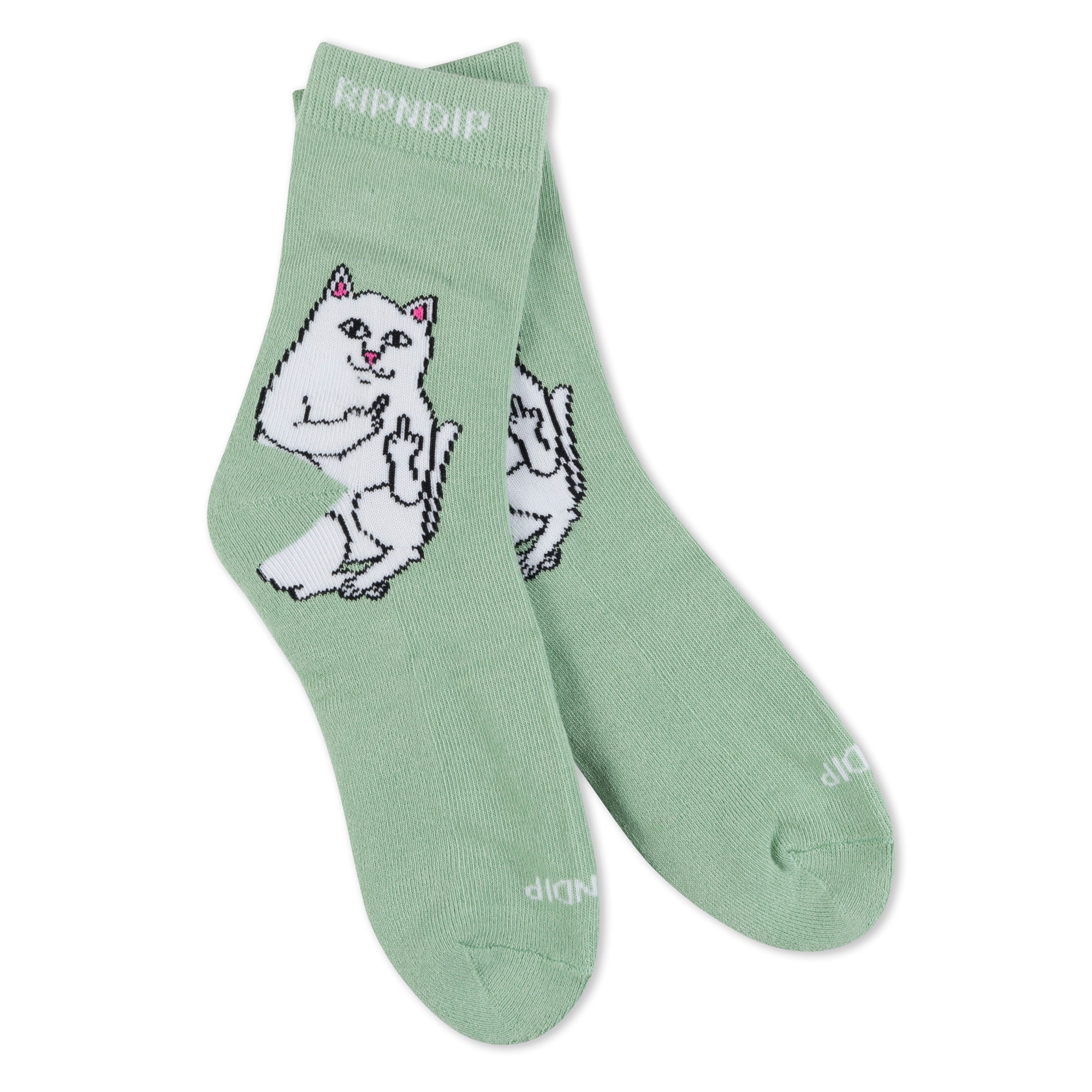 RIPNDIP Lord Nermal Mid Socks (Sage)