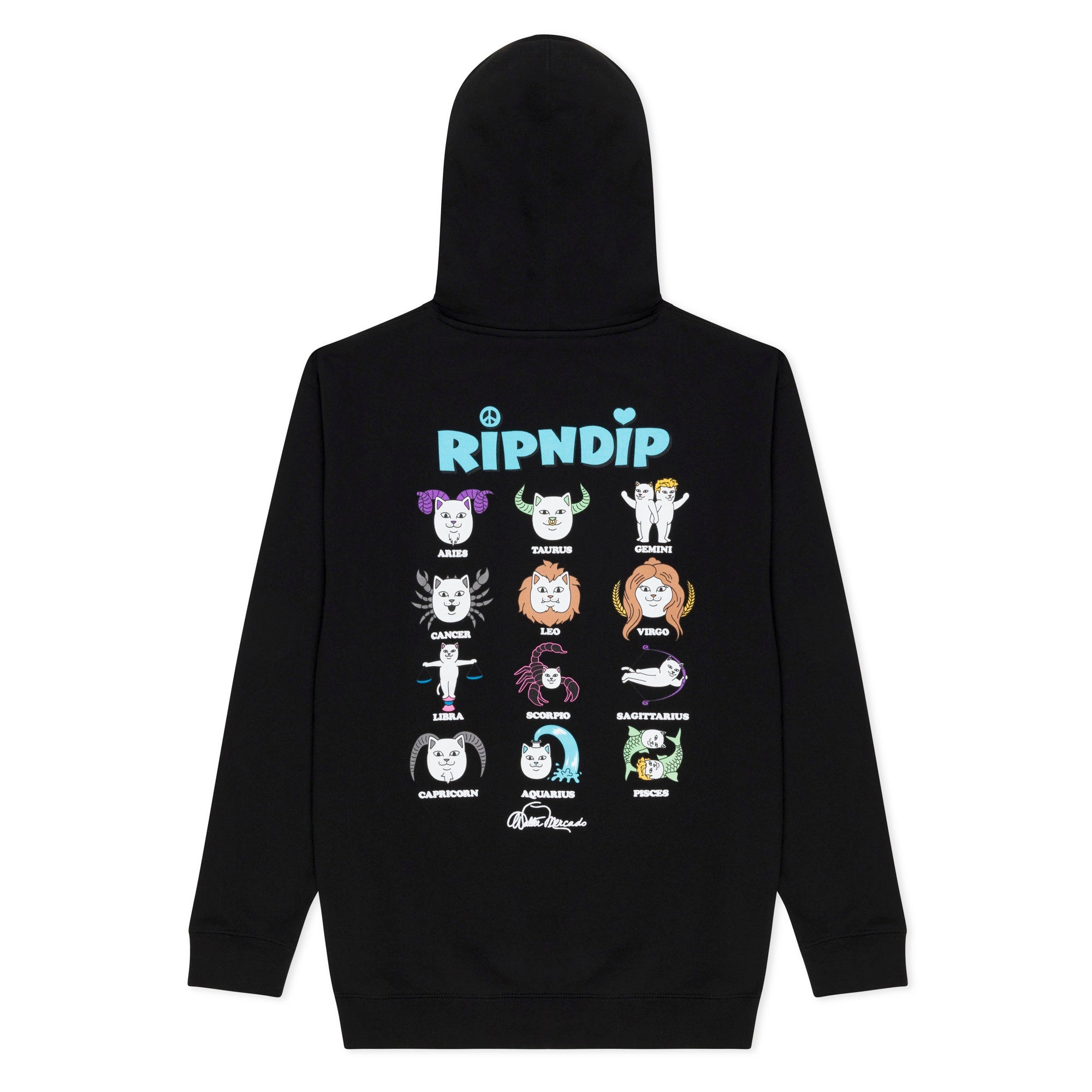 RIPNDIP Zodiac Hoodie (Black)