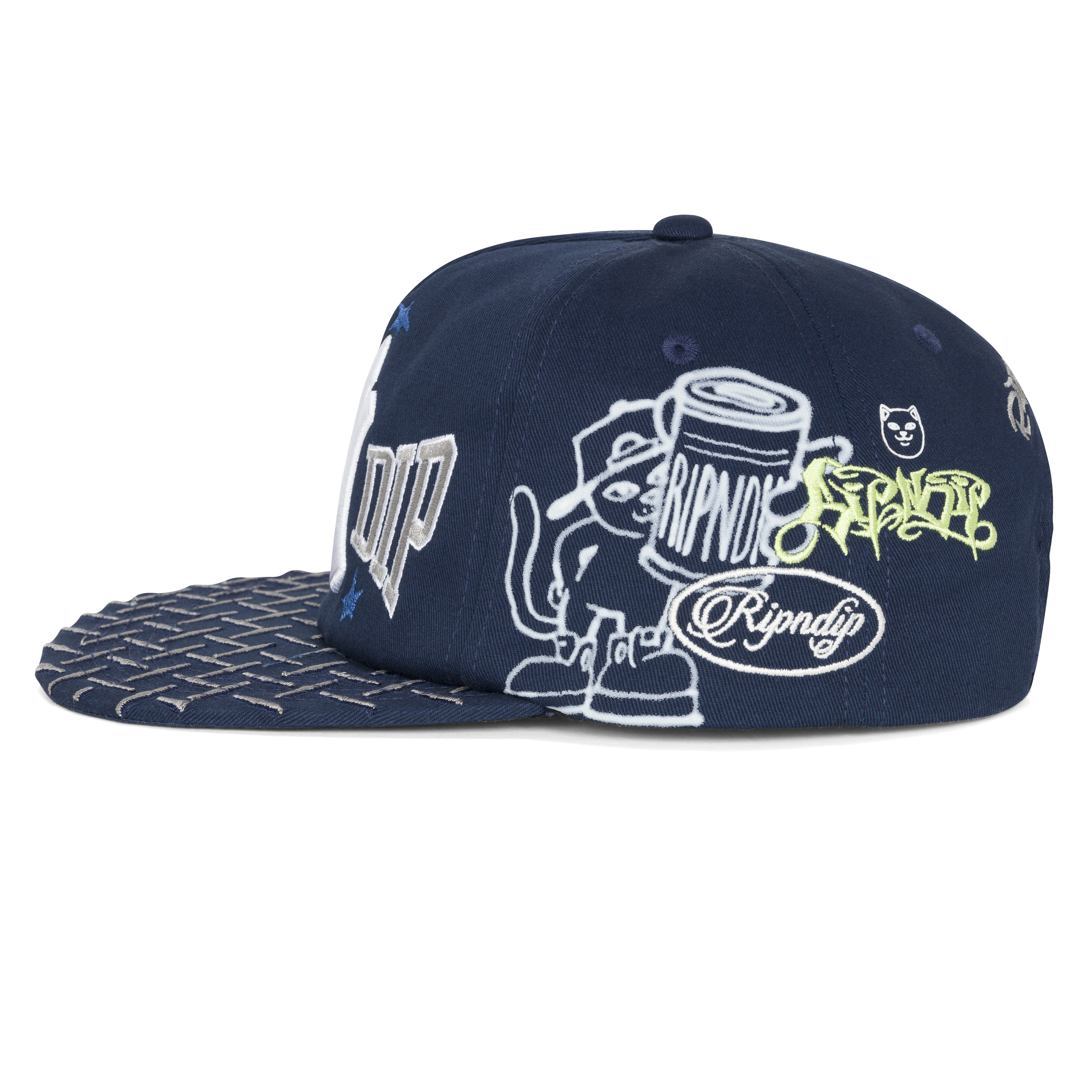 RIPNDIP NY Athletics Snapback (Navy)