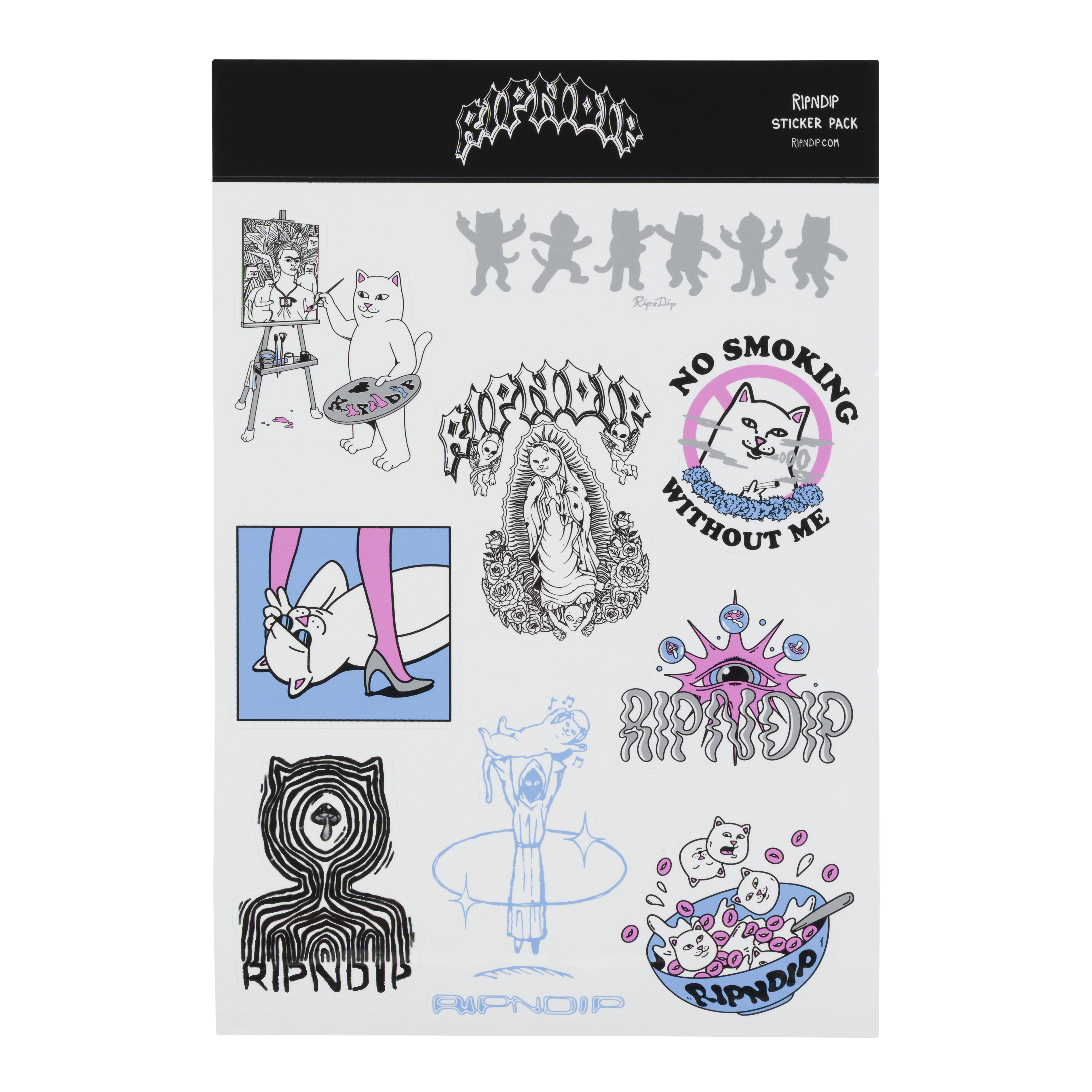 RIPNDIP Ace Sticker Sheet (Multi)
