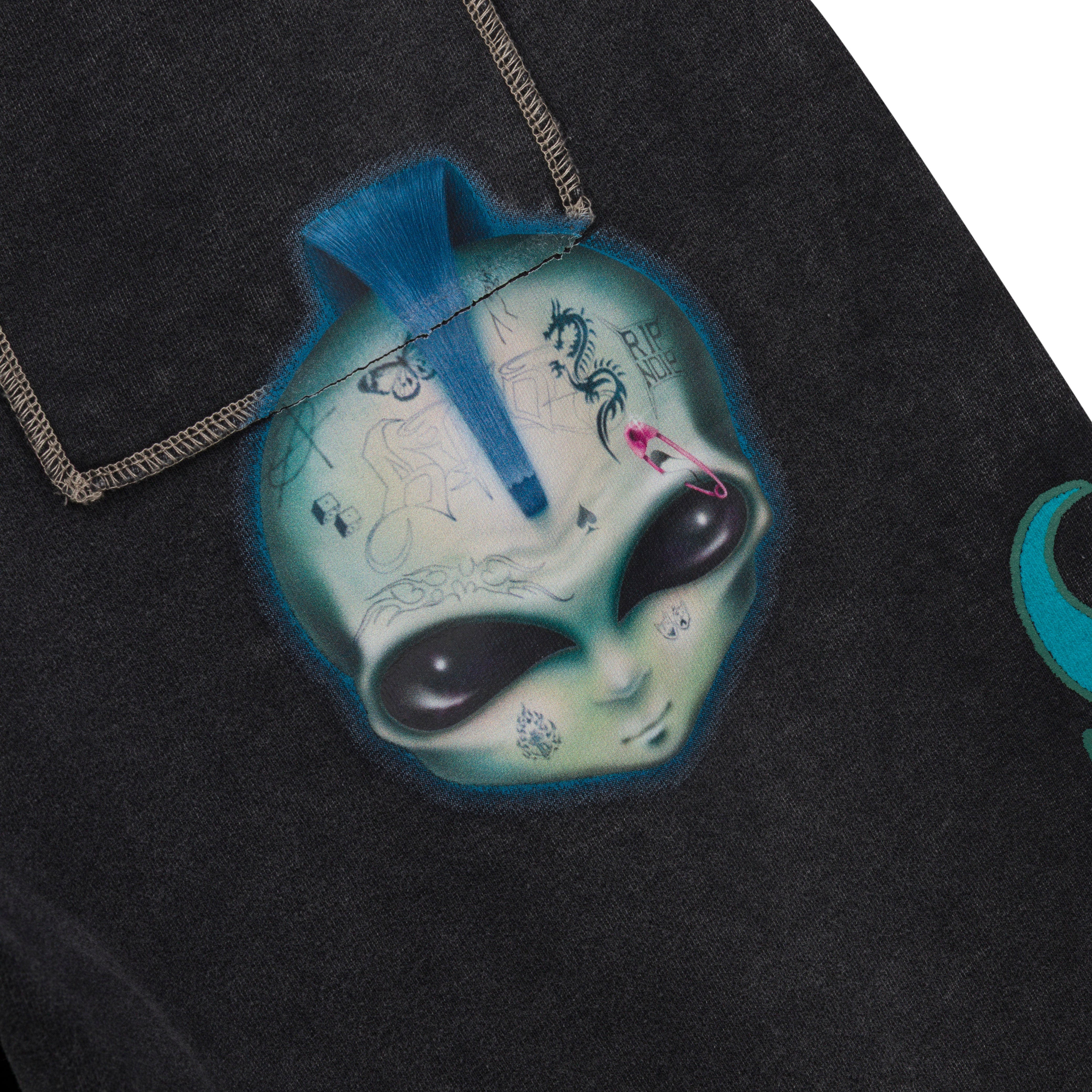 RIPNDIP Squabble Up Sweat Pants (Black Vintage Wash)