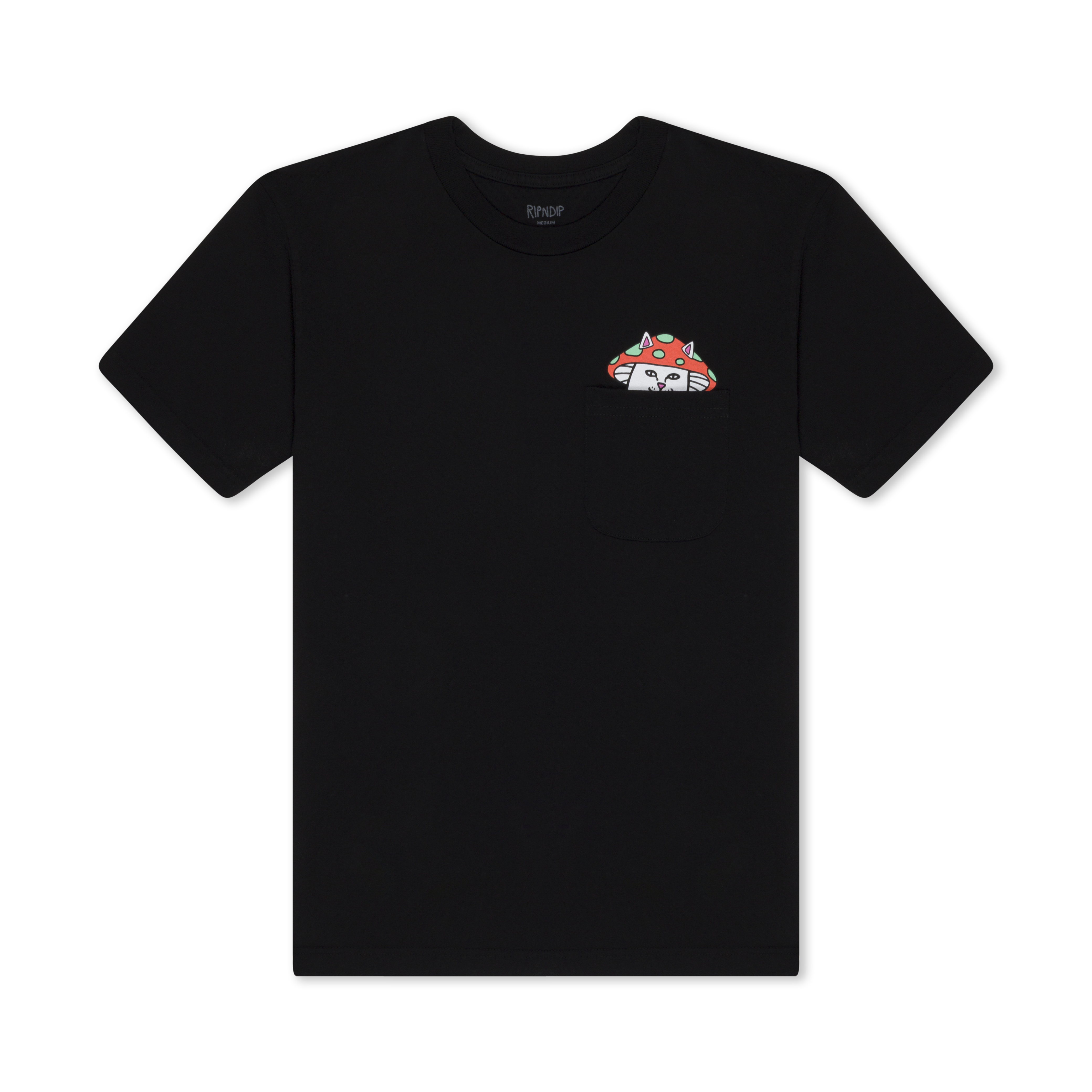 RIPNDIP Lord Shroomy Pocket Tee (Black)