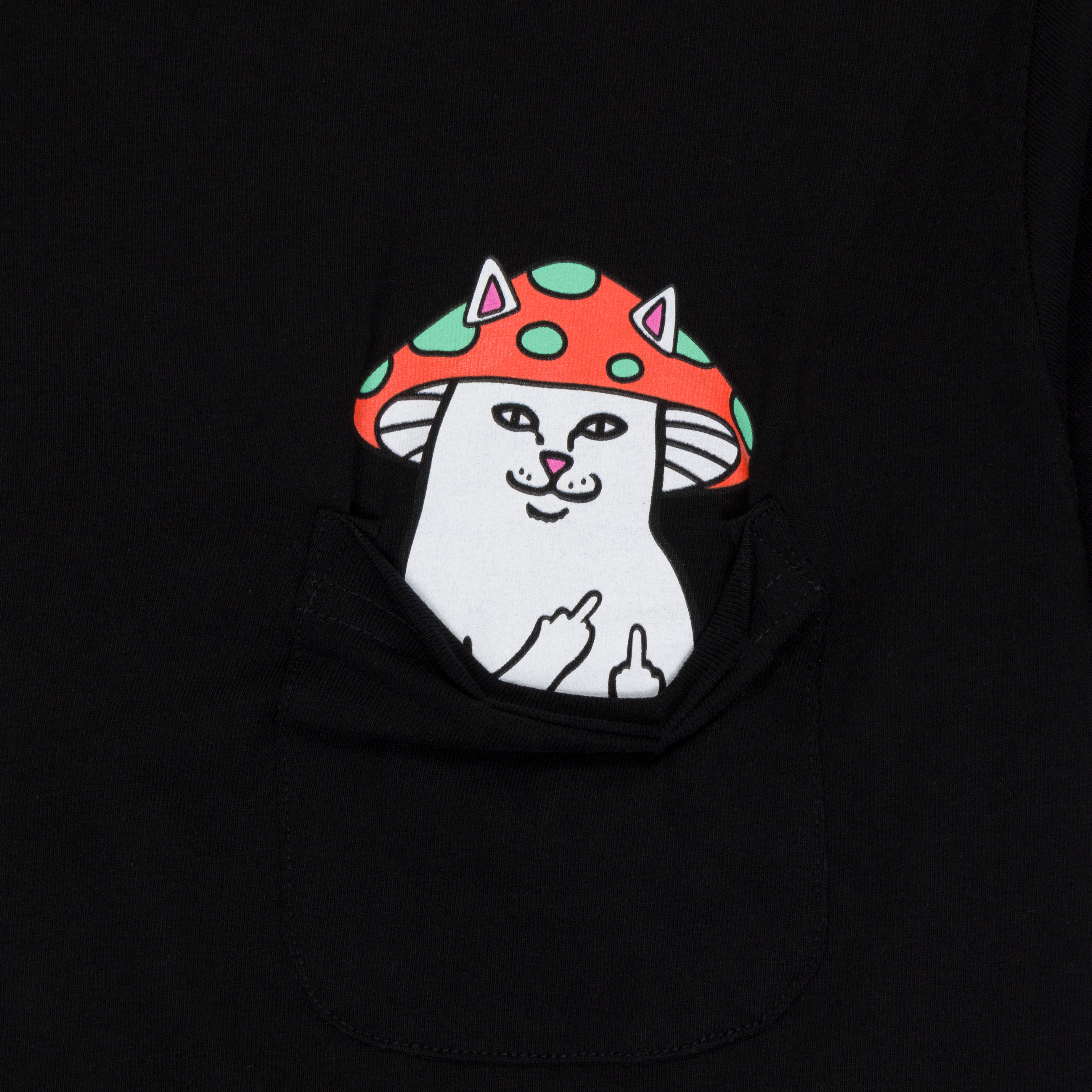 RIPNDIP Lord Shroomy Pocket Tee (Black)
