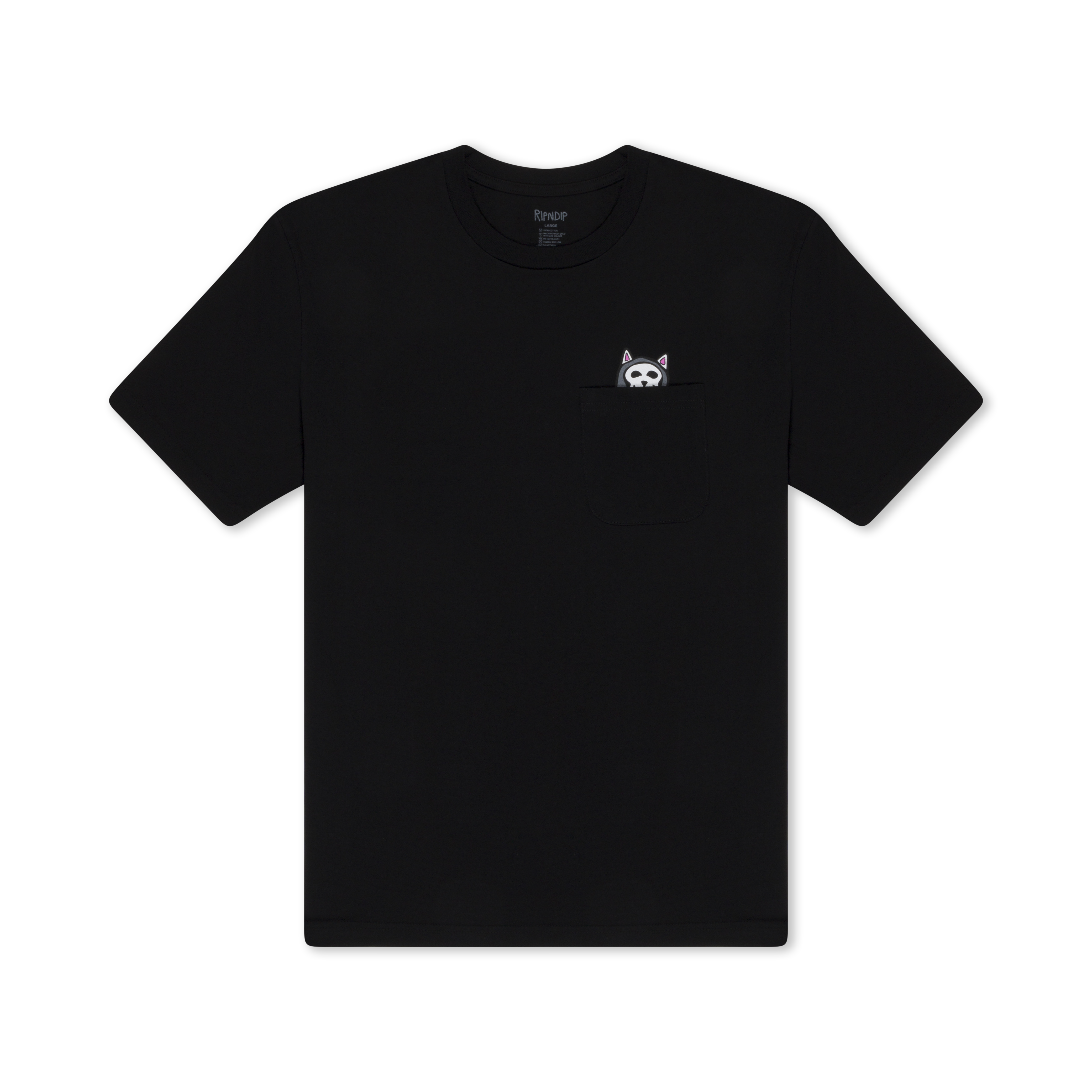 RIPNDIP Trick Or Treat Pocket Tee (Black)