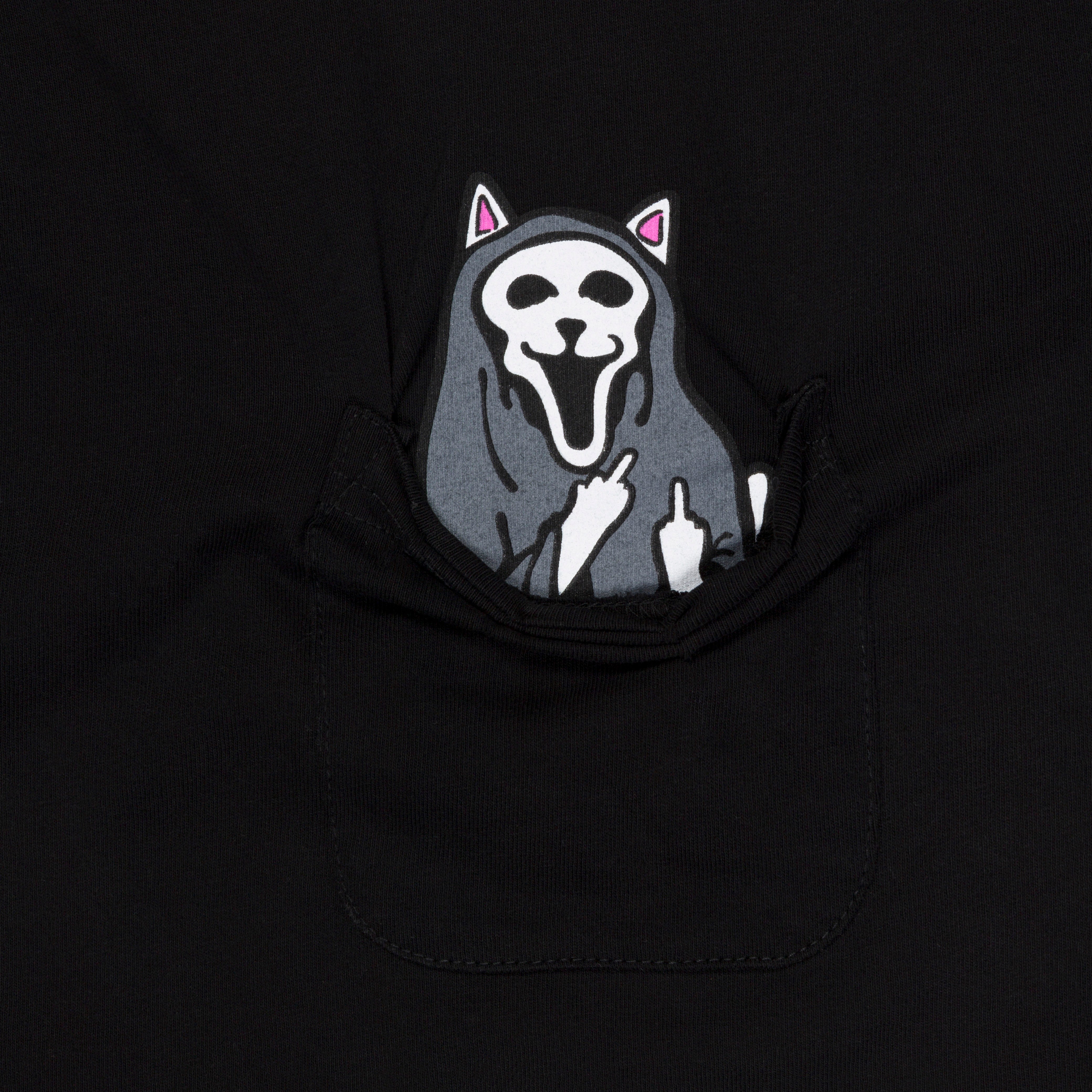 RIPNDIP Trick Or Treat Pocket Tee (Black)
