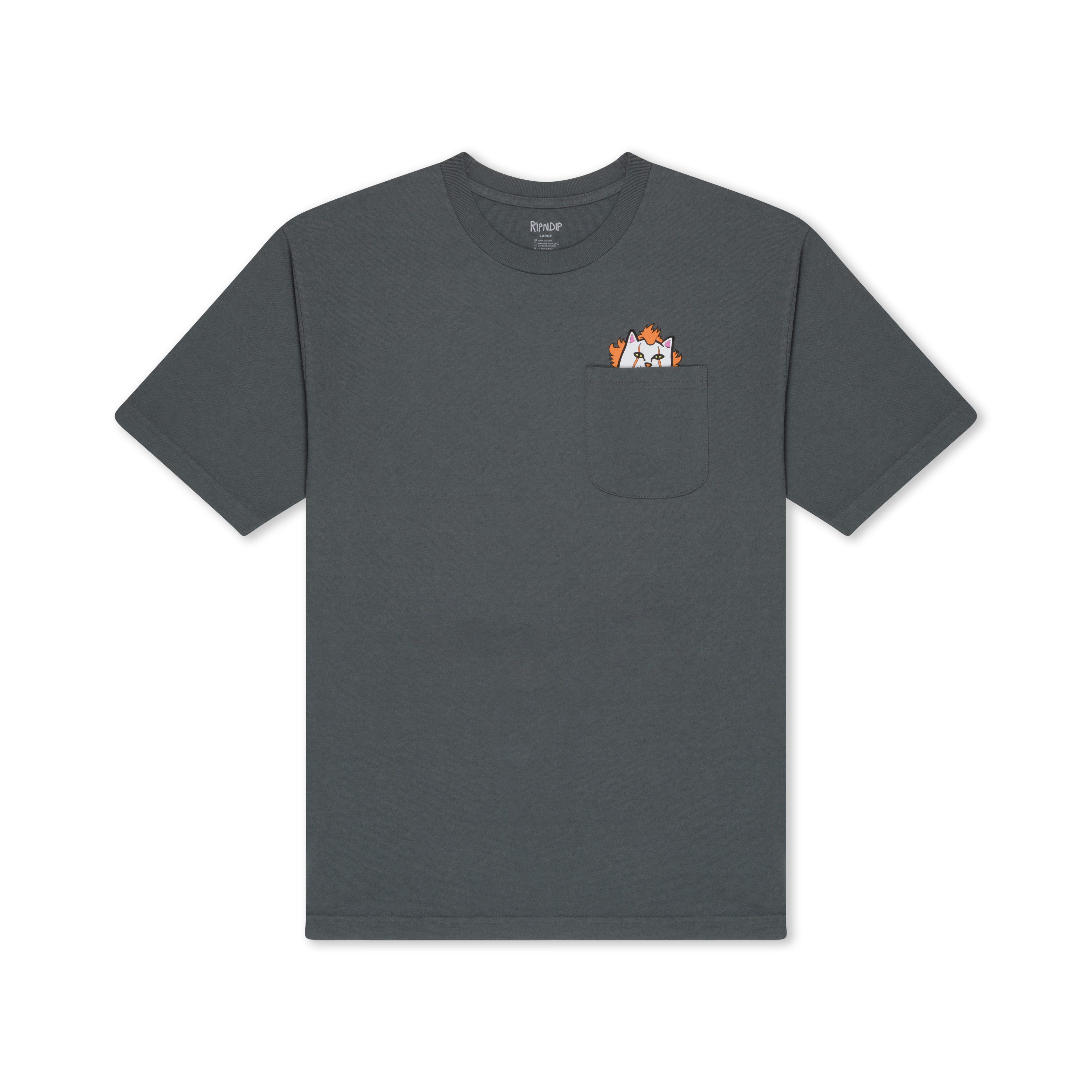 RIPNDIP It's Nerm Pocket Tee (Charcoal)