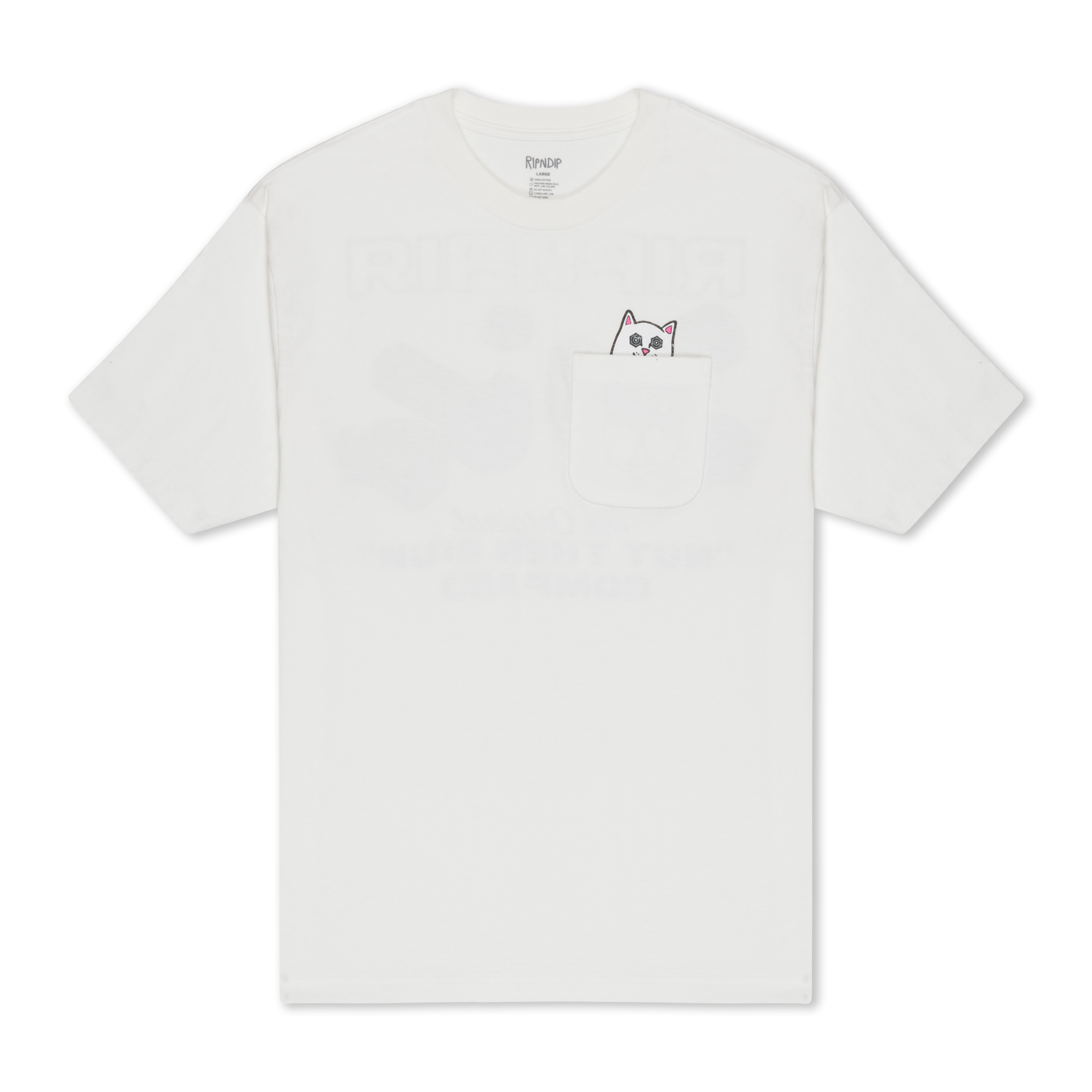 RIPNDIP Nut Then Bolt Pocket Tee (Bone)