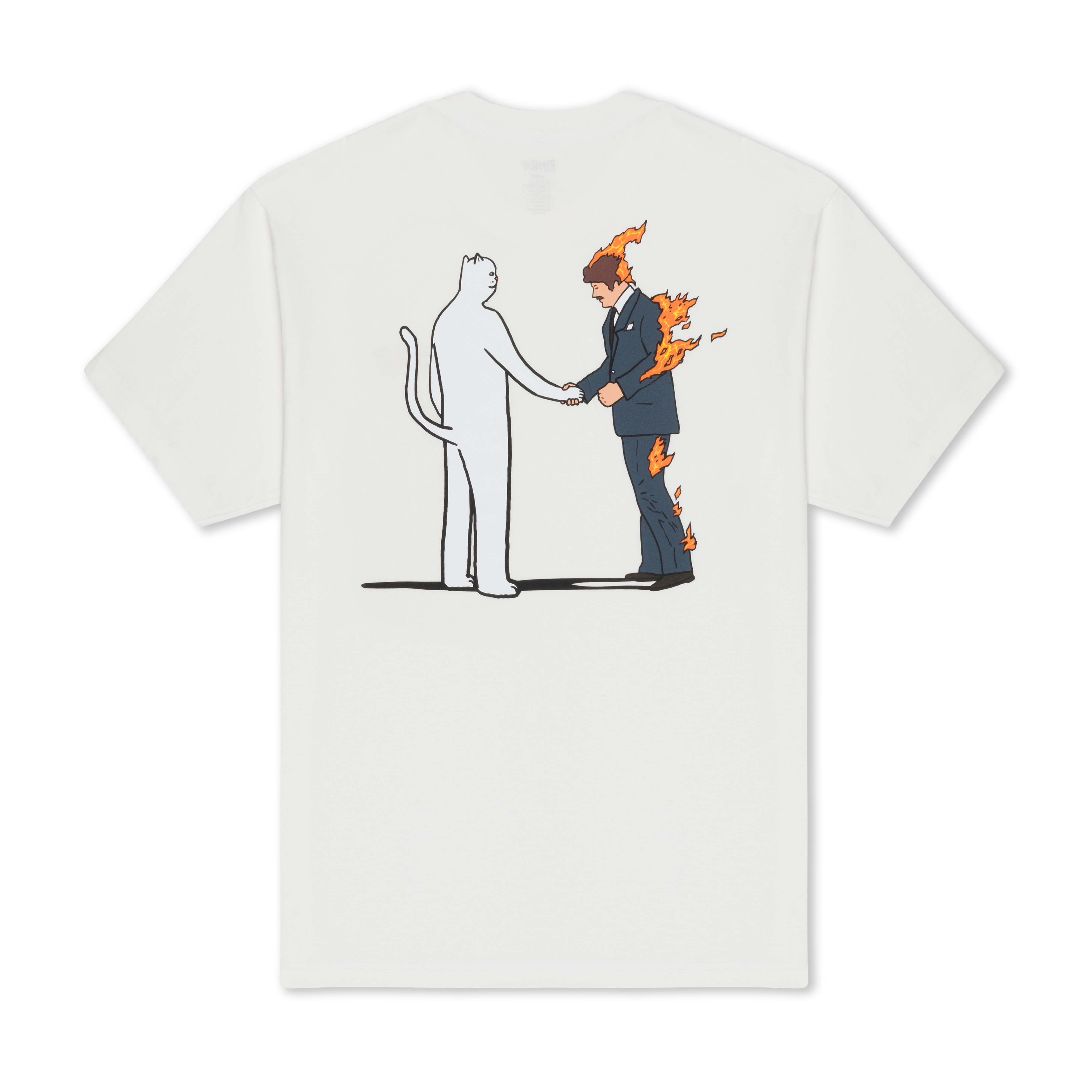 RIPNDIP Burn Tee (Bone)