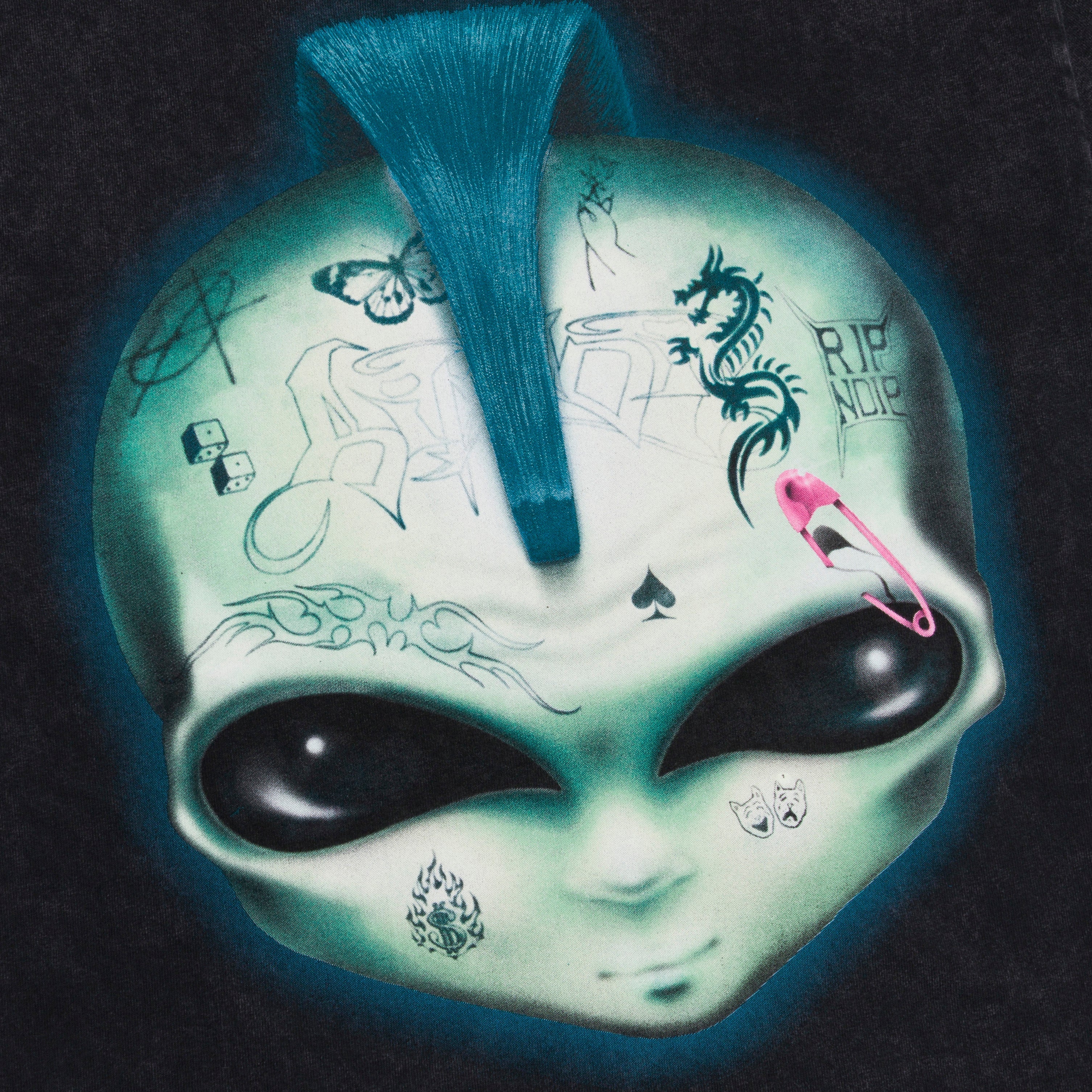 RIPNDIP Squabble Up Tee (Black Vintage Wash)