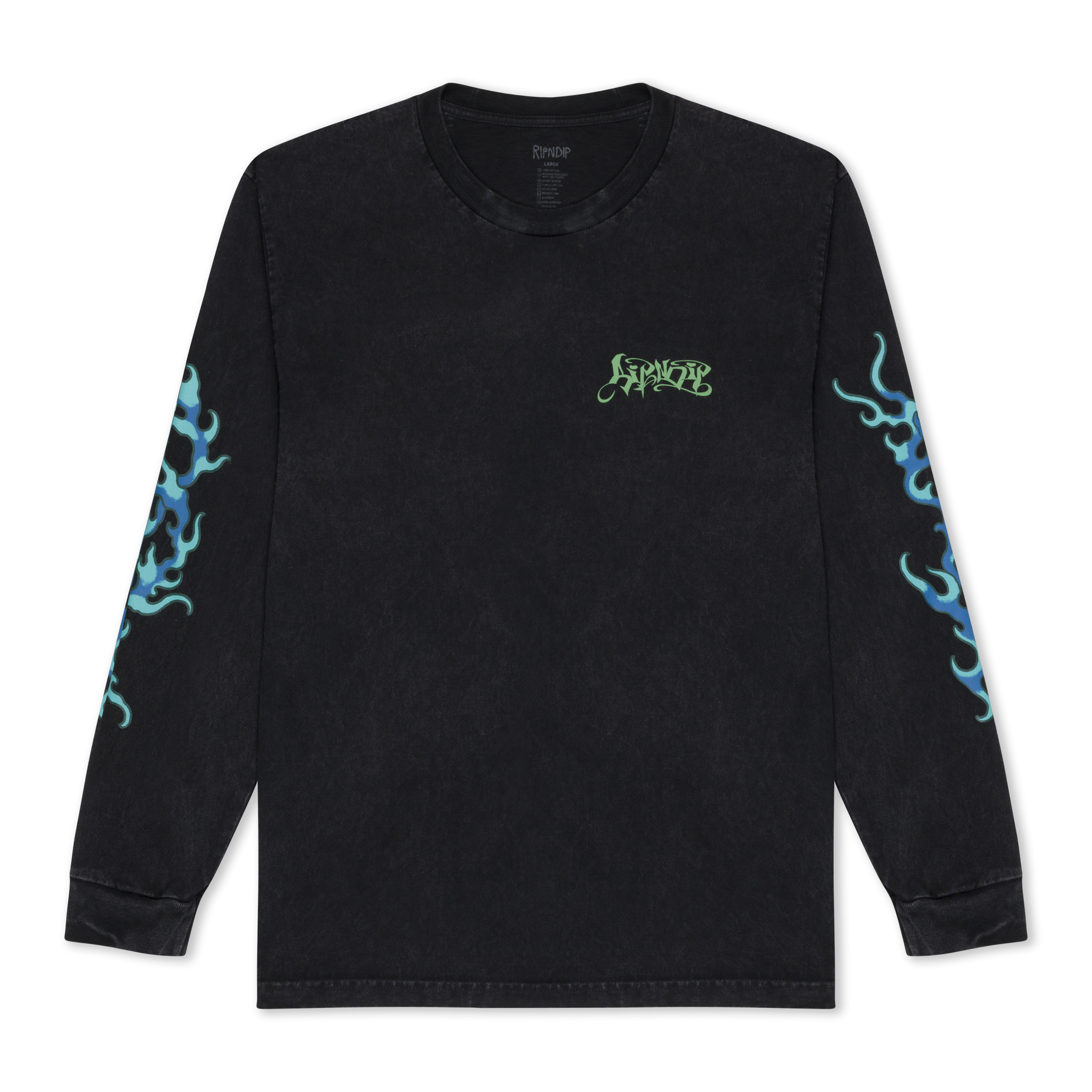 RIPNDIP Squabble Up Long Sleeve (Black Wash)