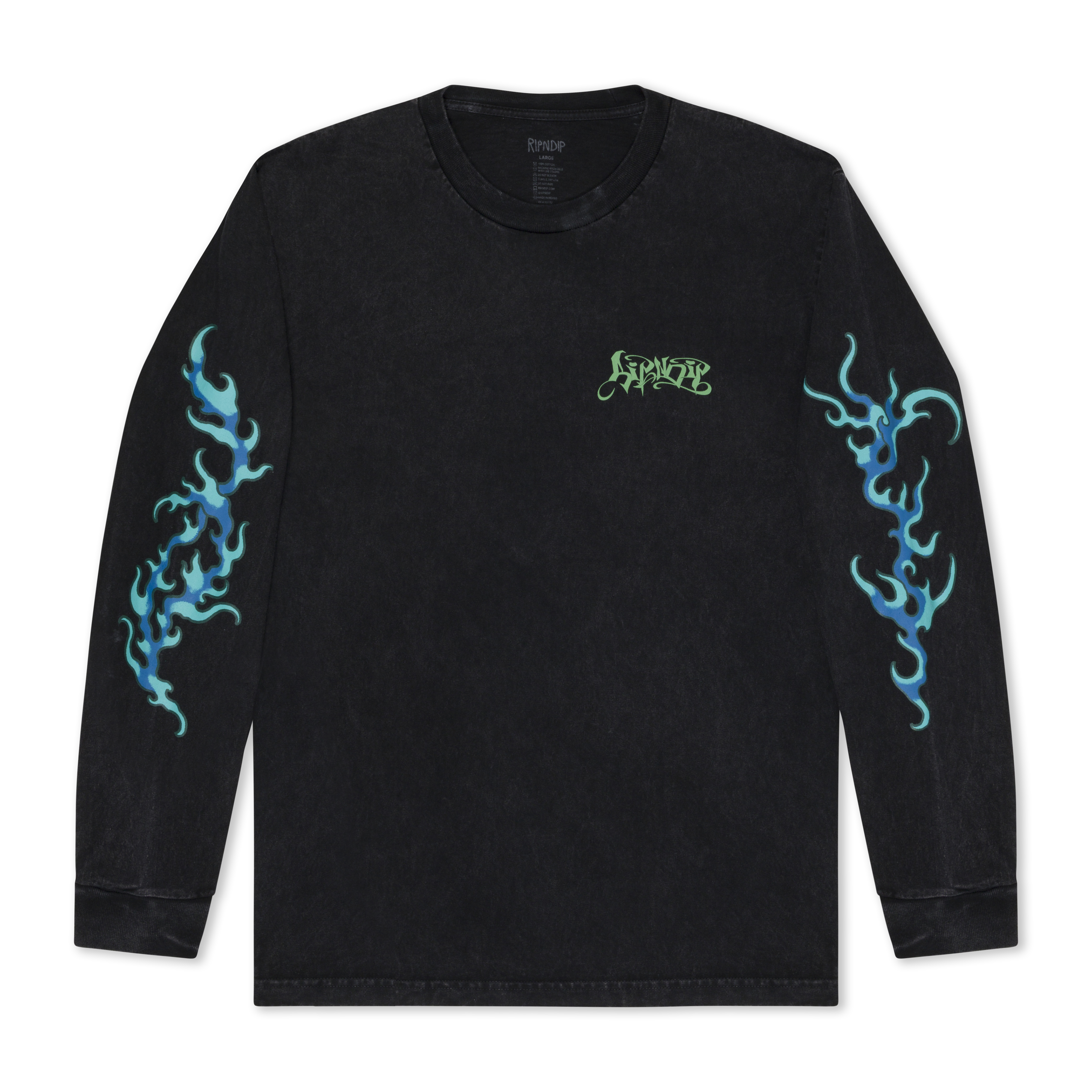 RIPNDIP Squabble Up Long Sleeve (Black Wash)