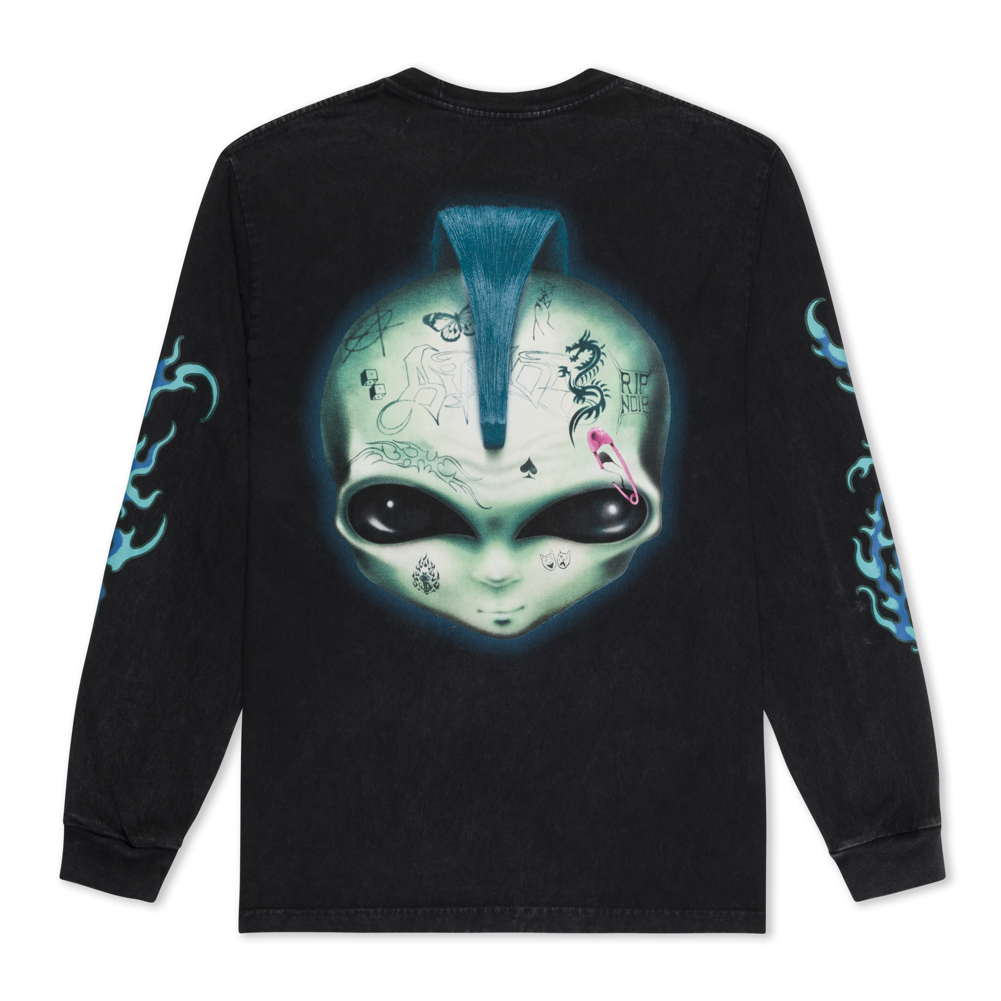 RIPNDIP Squabble Up Long Sleeve (Black Wash)