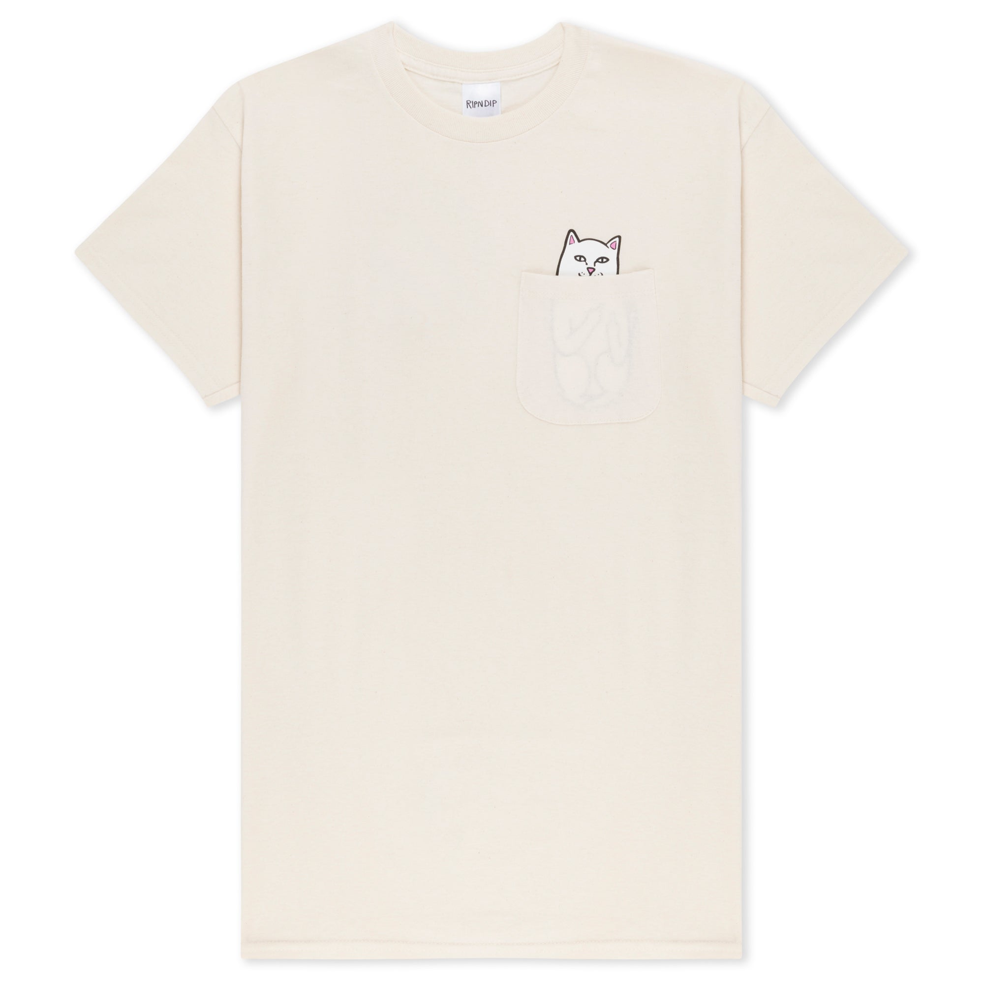 RIPNDIP Lord Nermal Pocket Tee (Natural)